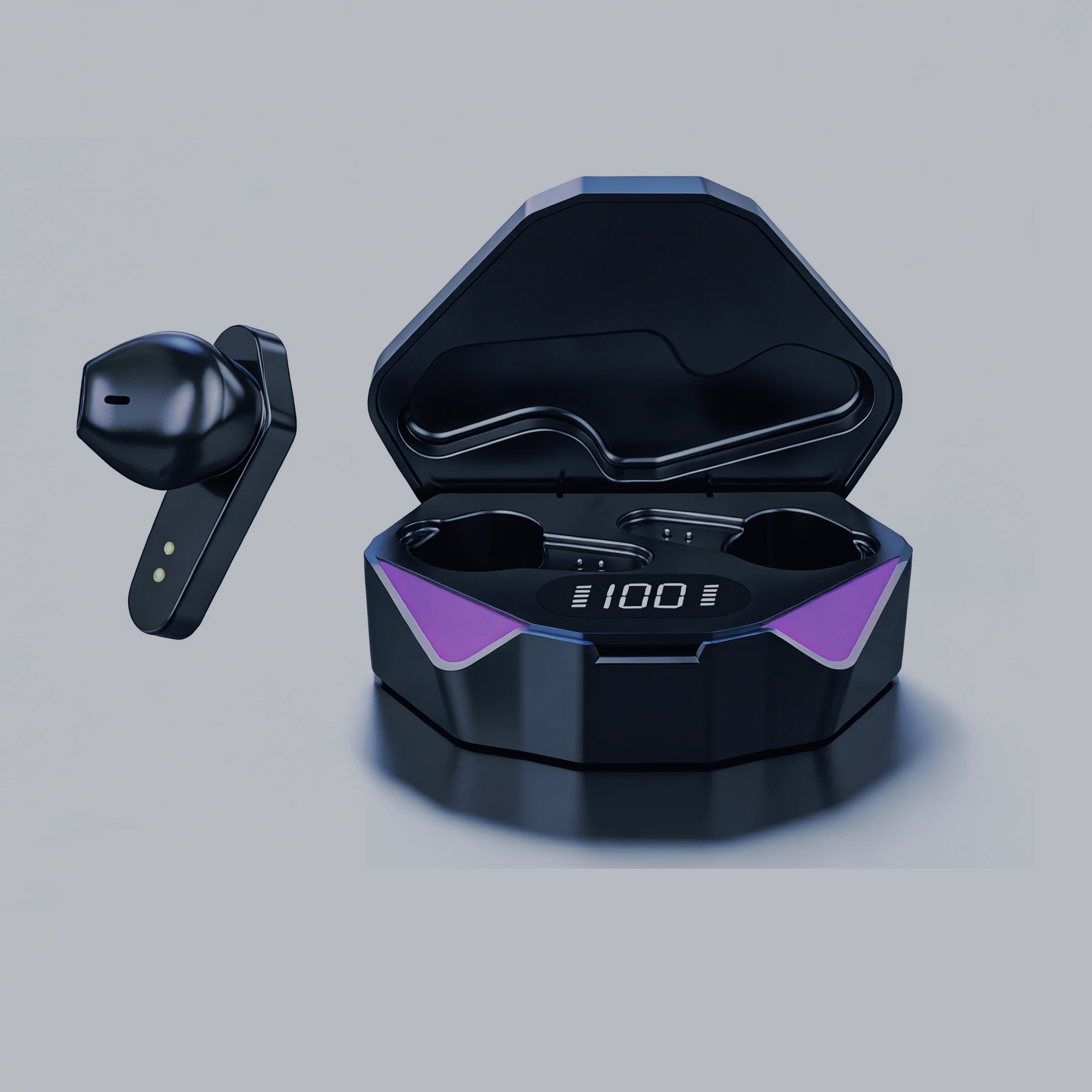 Bluetooth 5.4 Wireless Gaming Earbuds with Low Latency Mic TWS Earphones – view 1