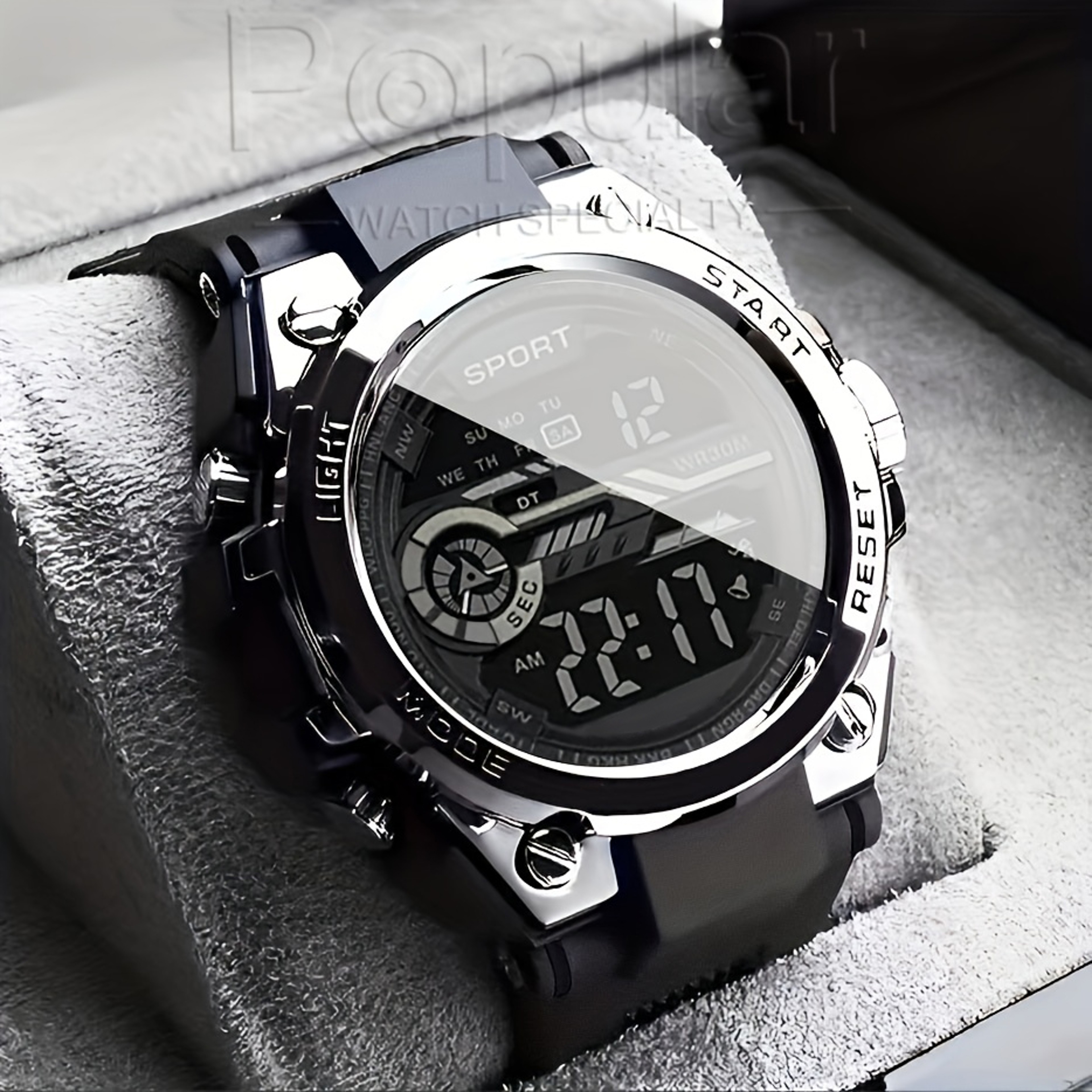 ActiveForce Mens Digital Sports Watch Waterproof LED Multifunction Wristwatch With Large Display 1