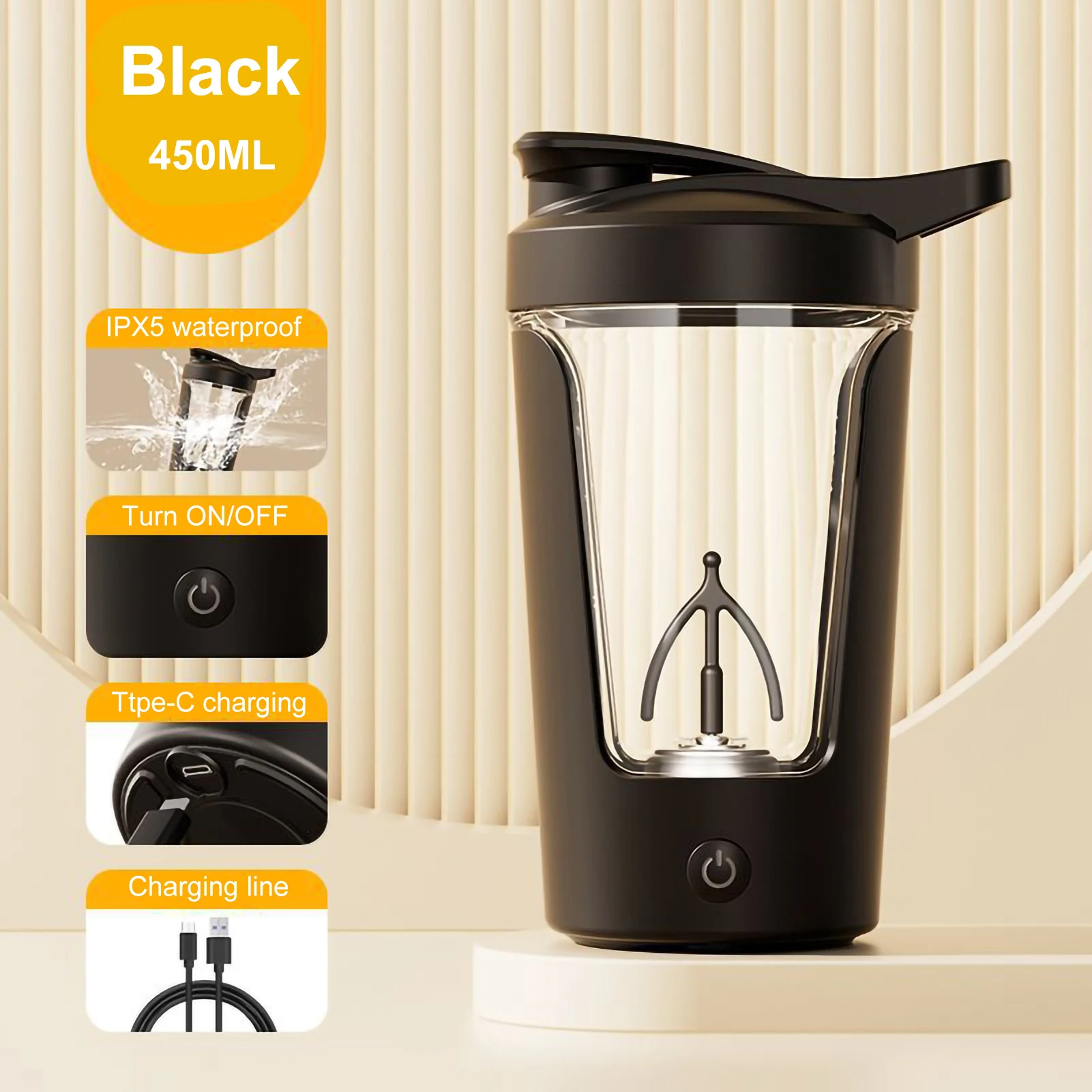 Portable Electric Protein Shaker 1