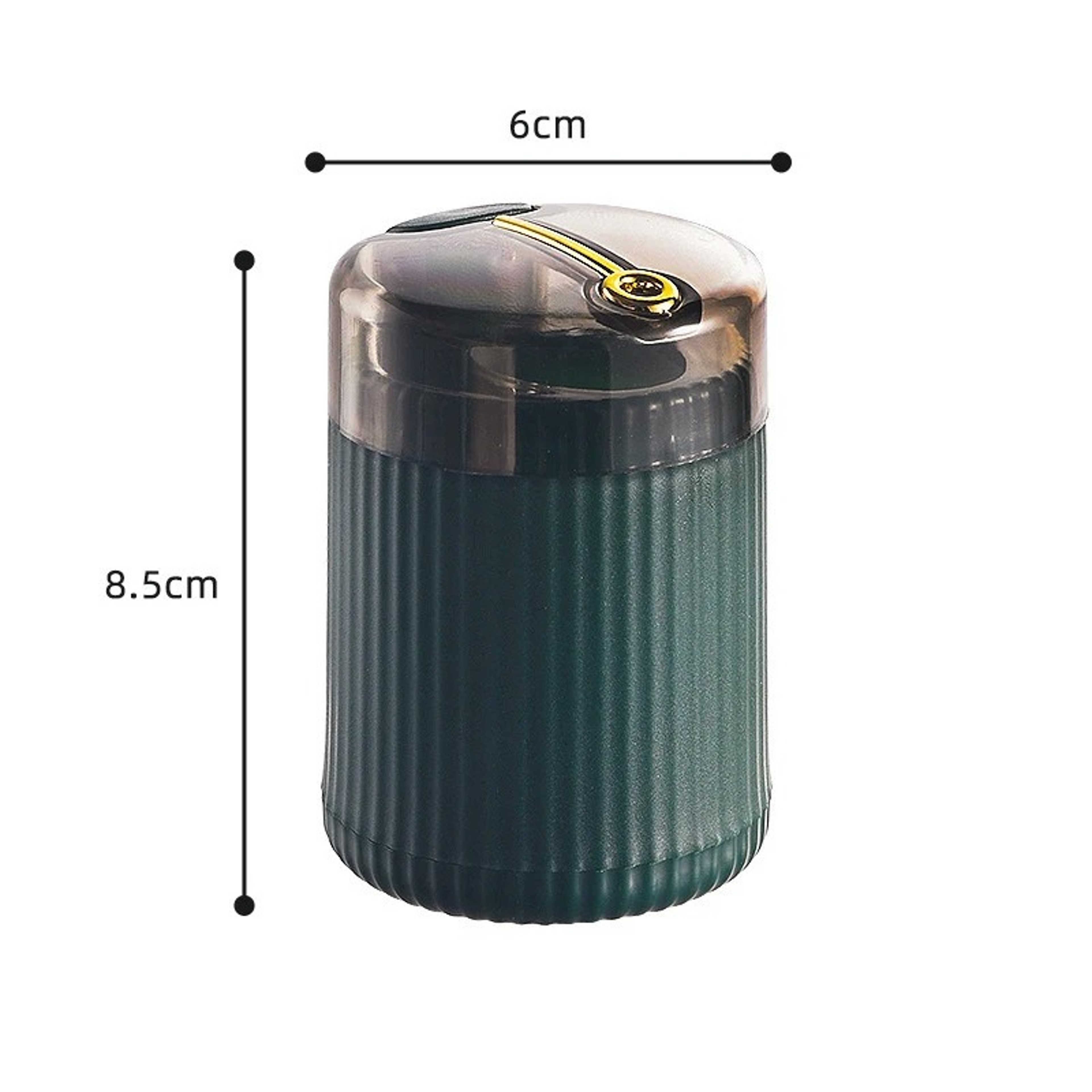 Pop-up Automatic Toothpick Dispenser, Elegant ABS Design for Home, Office, and Restaurants dark green