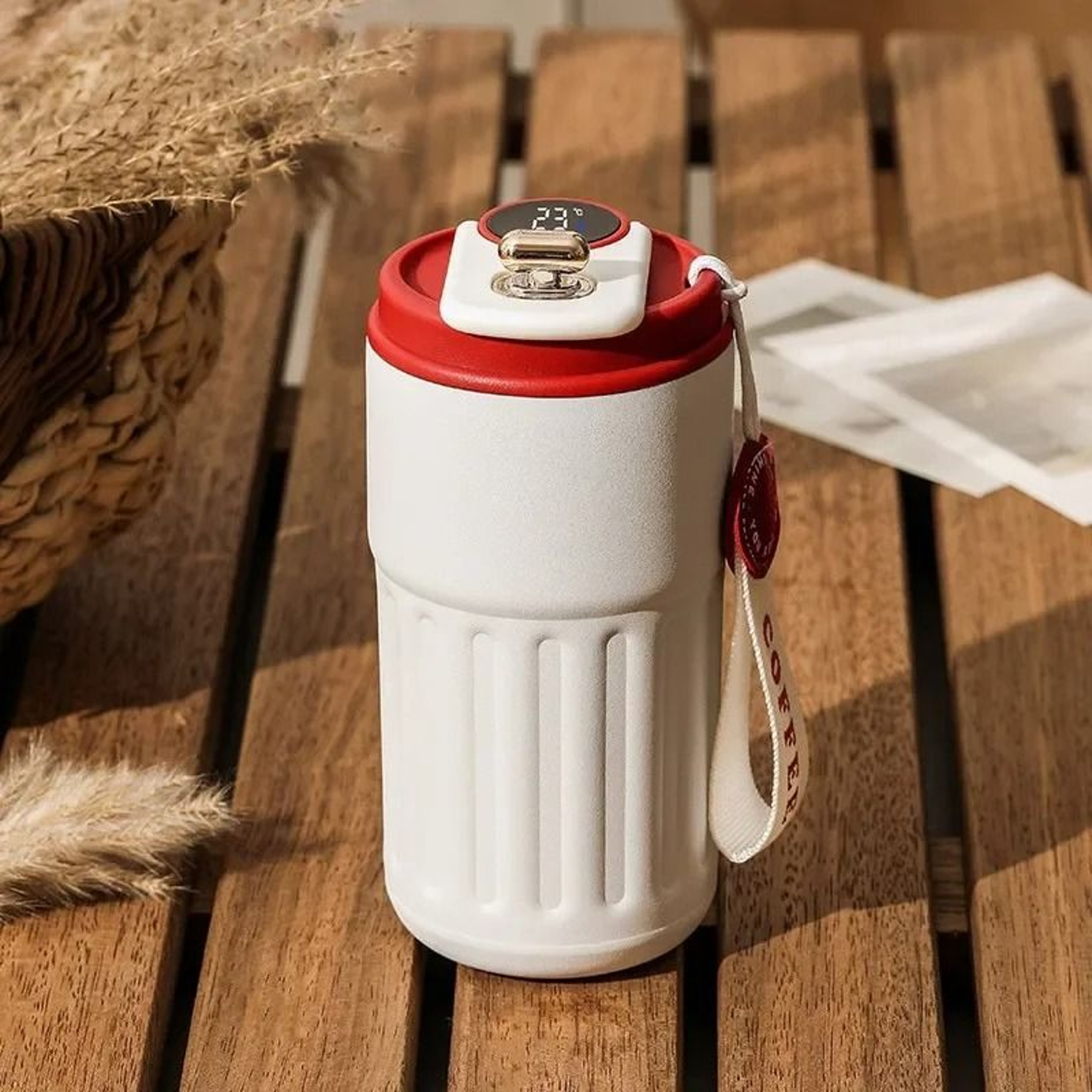 Portable Smart Thermos for Office and Travel