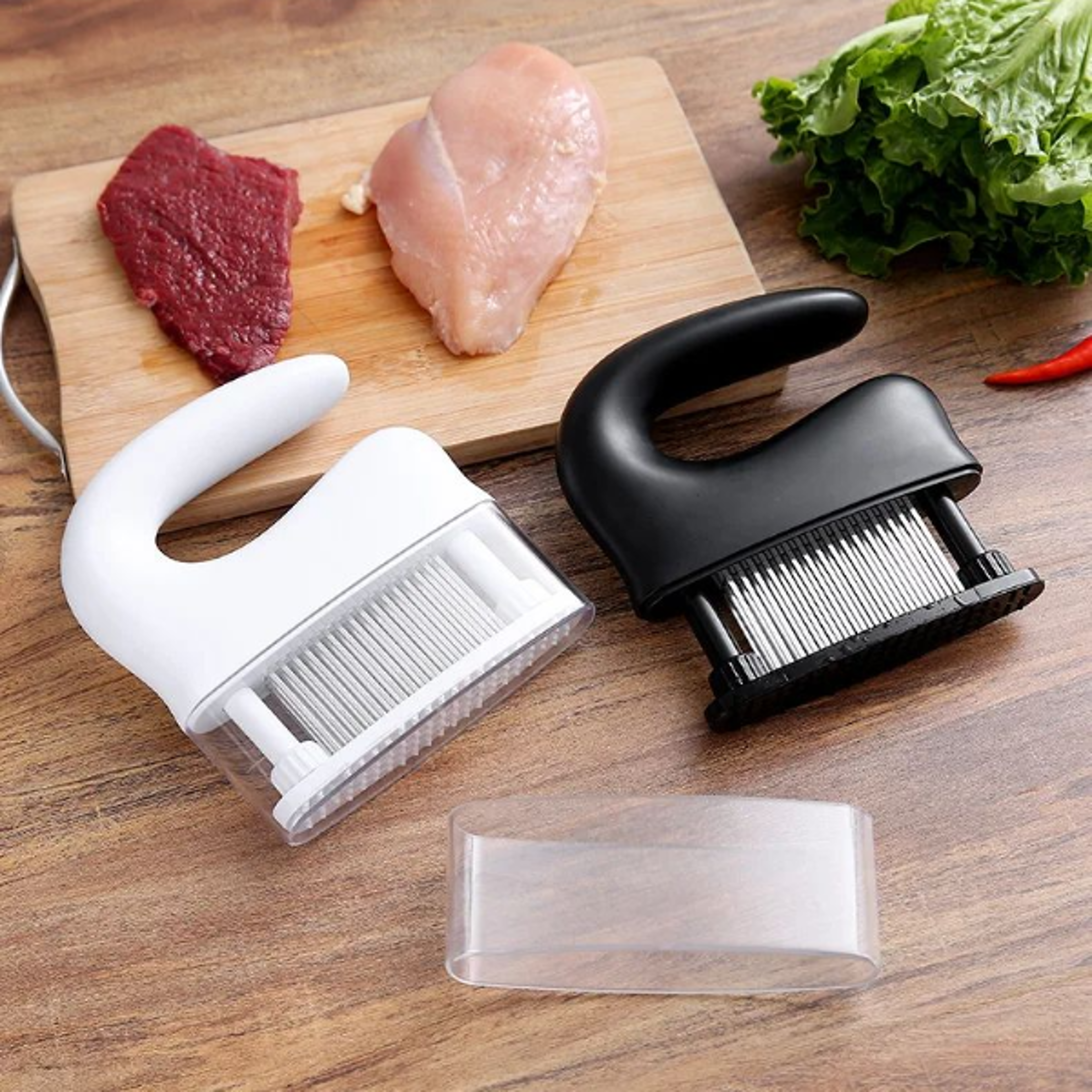 48Pin Stainless Steel Meat Tenderizer Professional Blade Meat Tenderizer For Steak Tenderloin  More