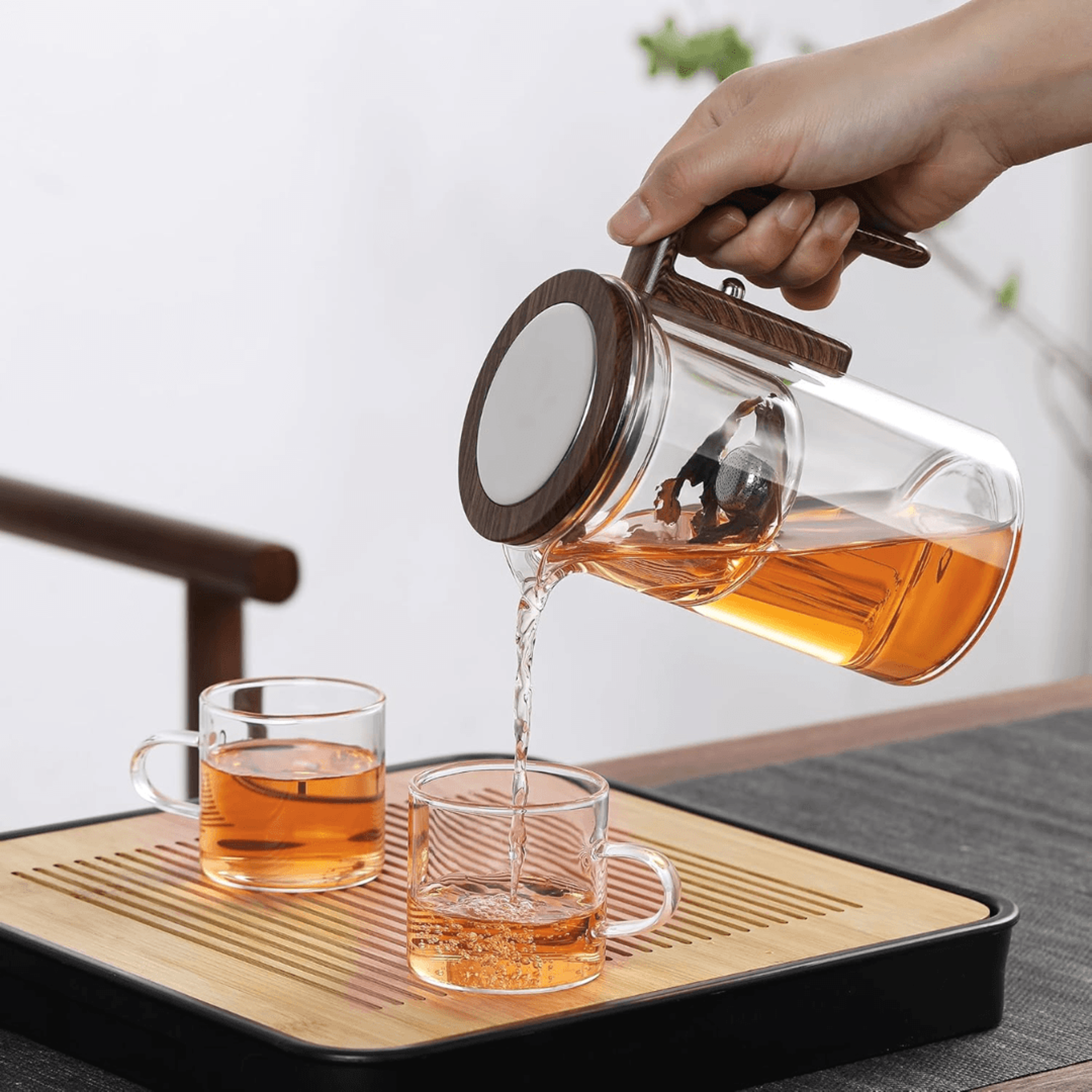 Magic Glass Teapot With Strainer 0