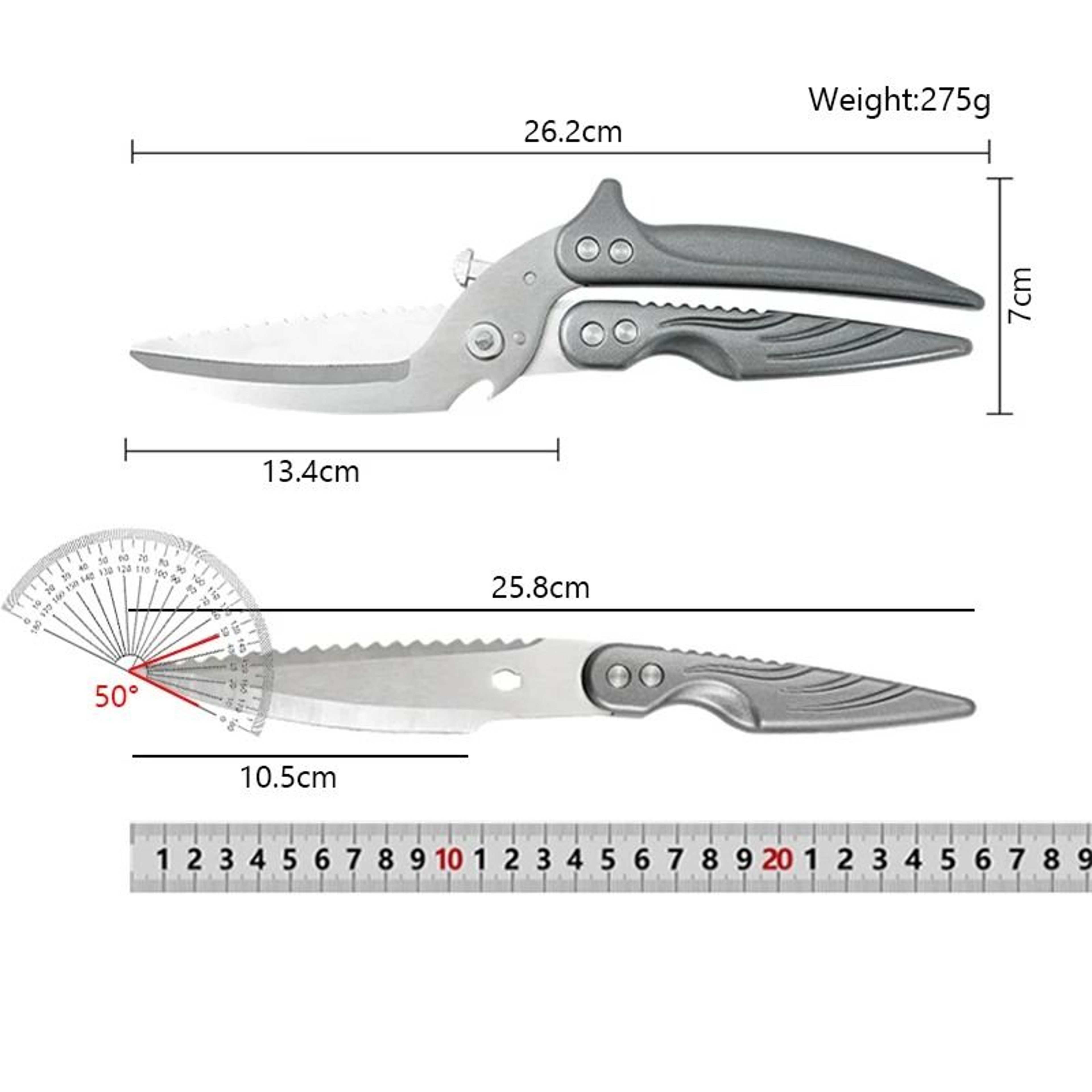 Durable Cooking Shears for Meat