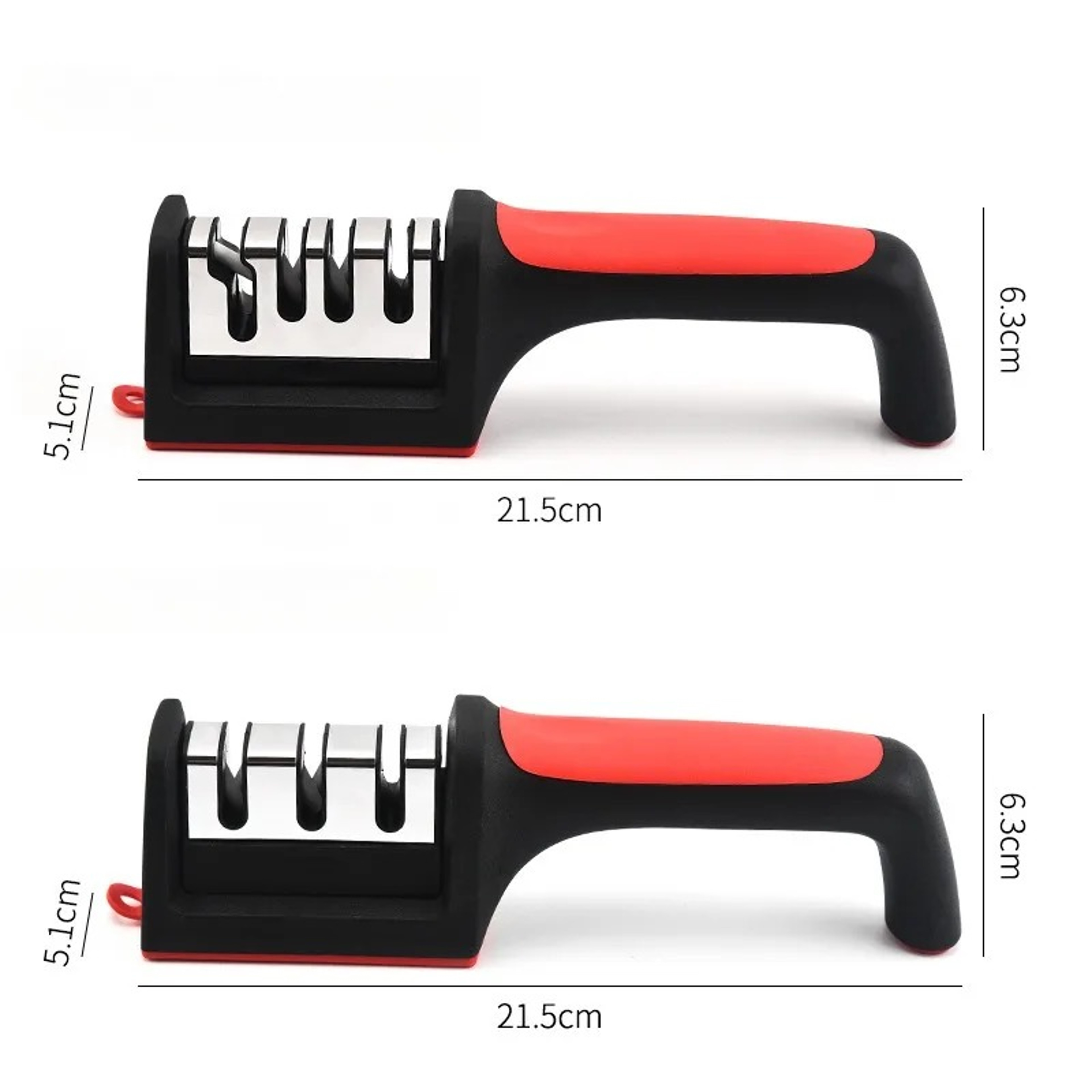 Multifunctional Knife Sharpener - 3 & 4 Segment Handheld Stone for Fast Kitchen Sharpening – view 6