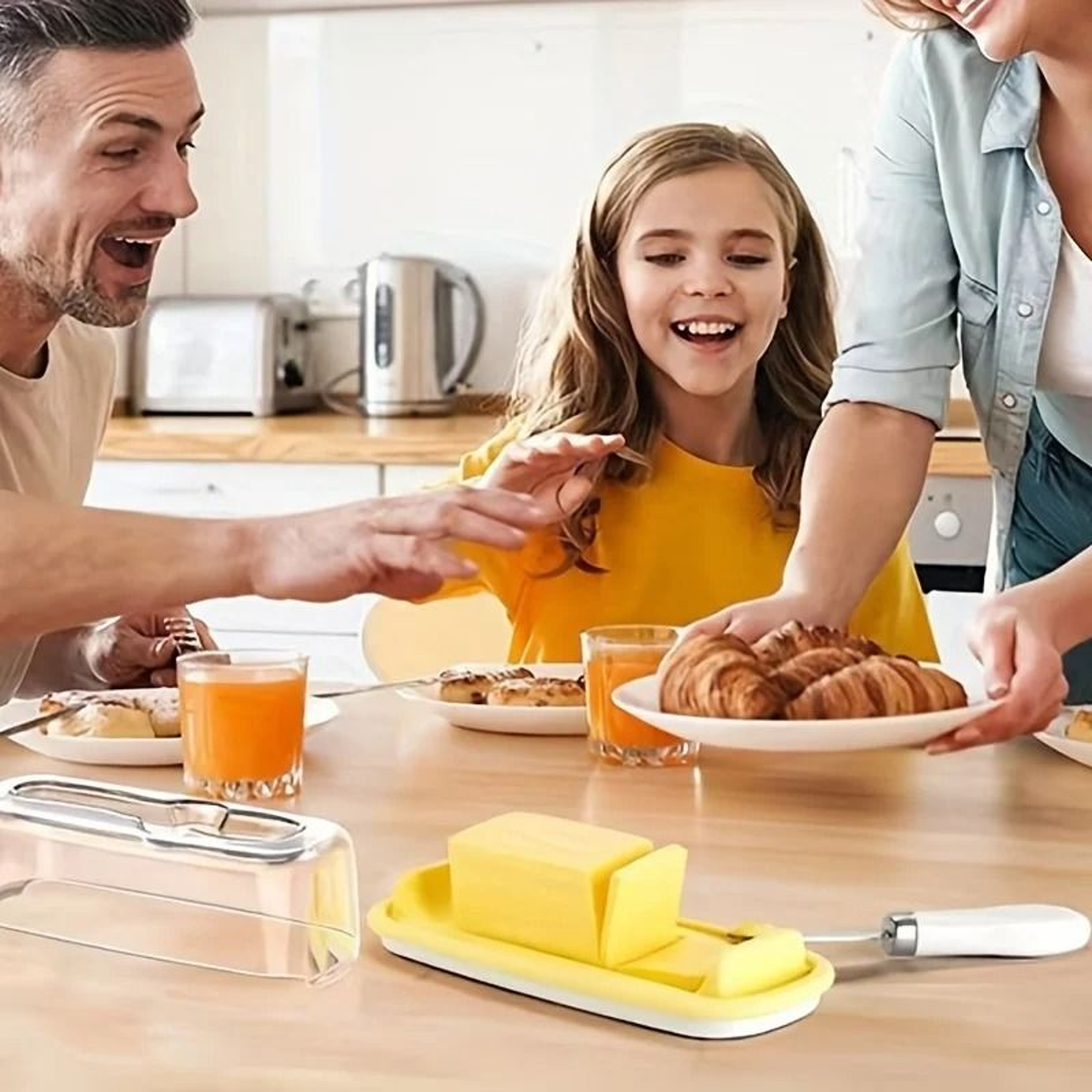 NonSlip Butter Dish for Countertop