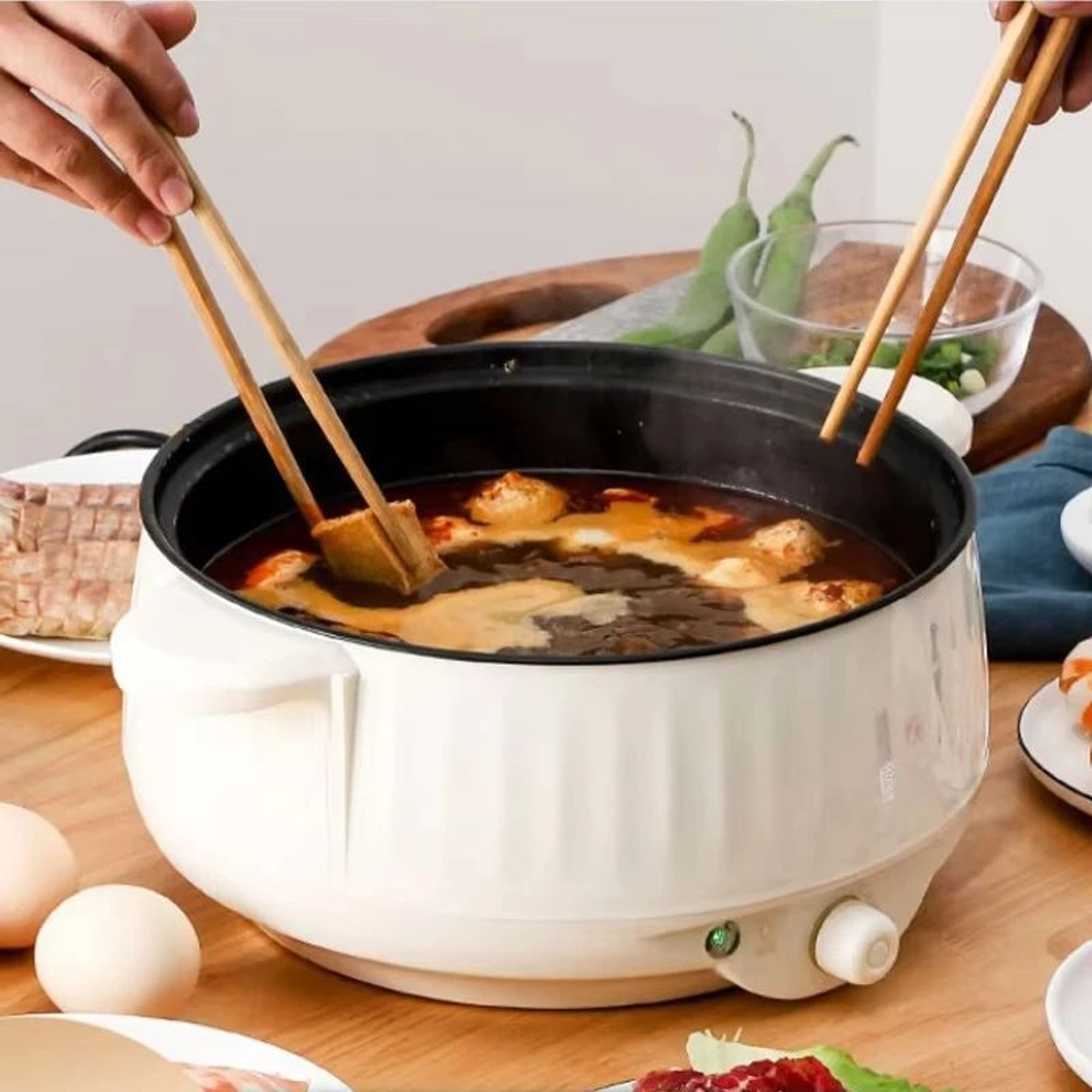 NonStick Electric Multi Cooker With Lid Electric Hot Pot  Food Steamer For Household Cooking 1