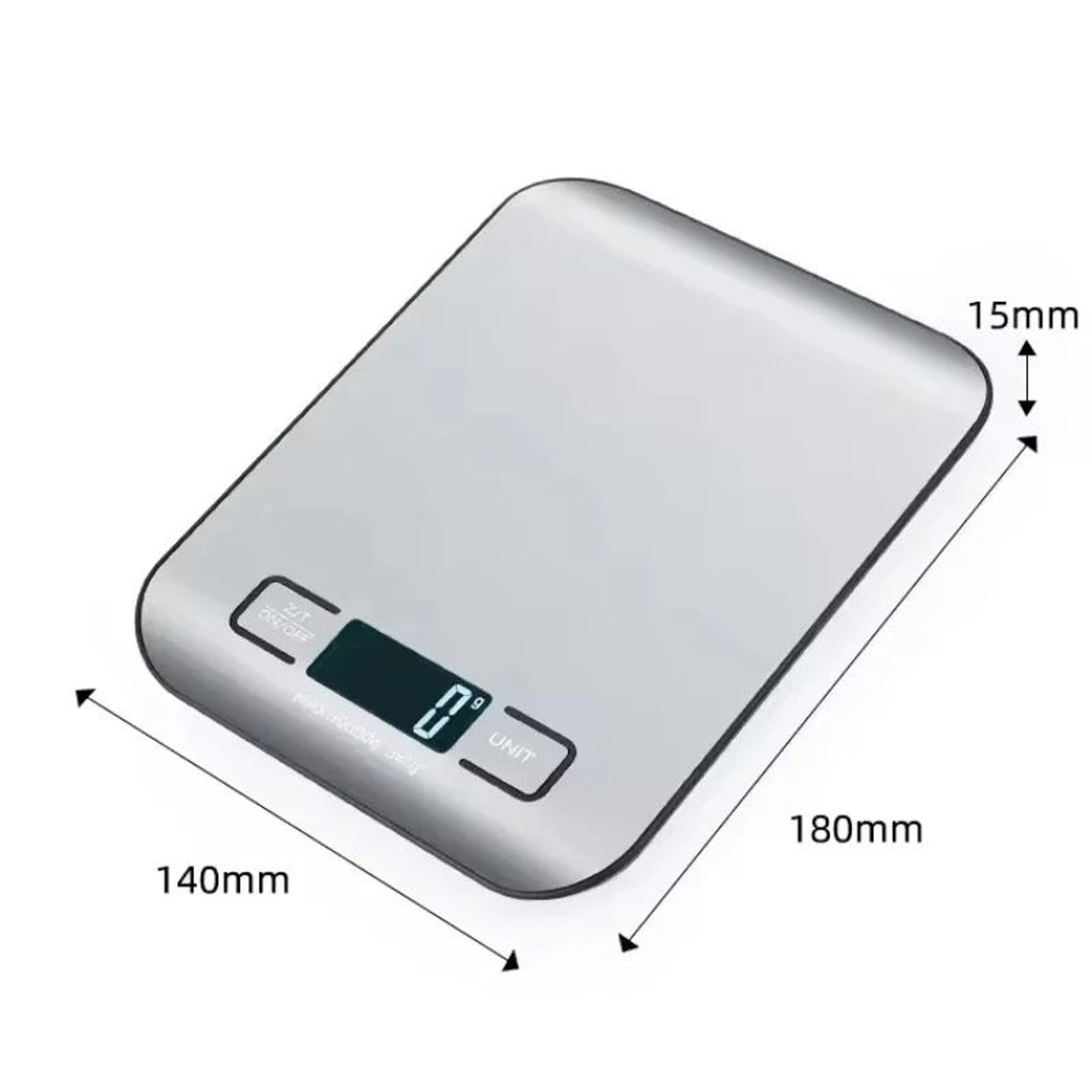 Stainless Steel Digital Kitchen Scale With LED Display Electronic Weighing Scale For Food Jewelry B 4