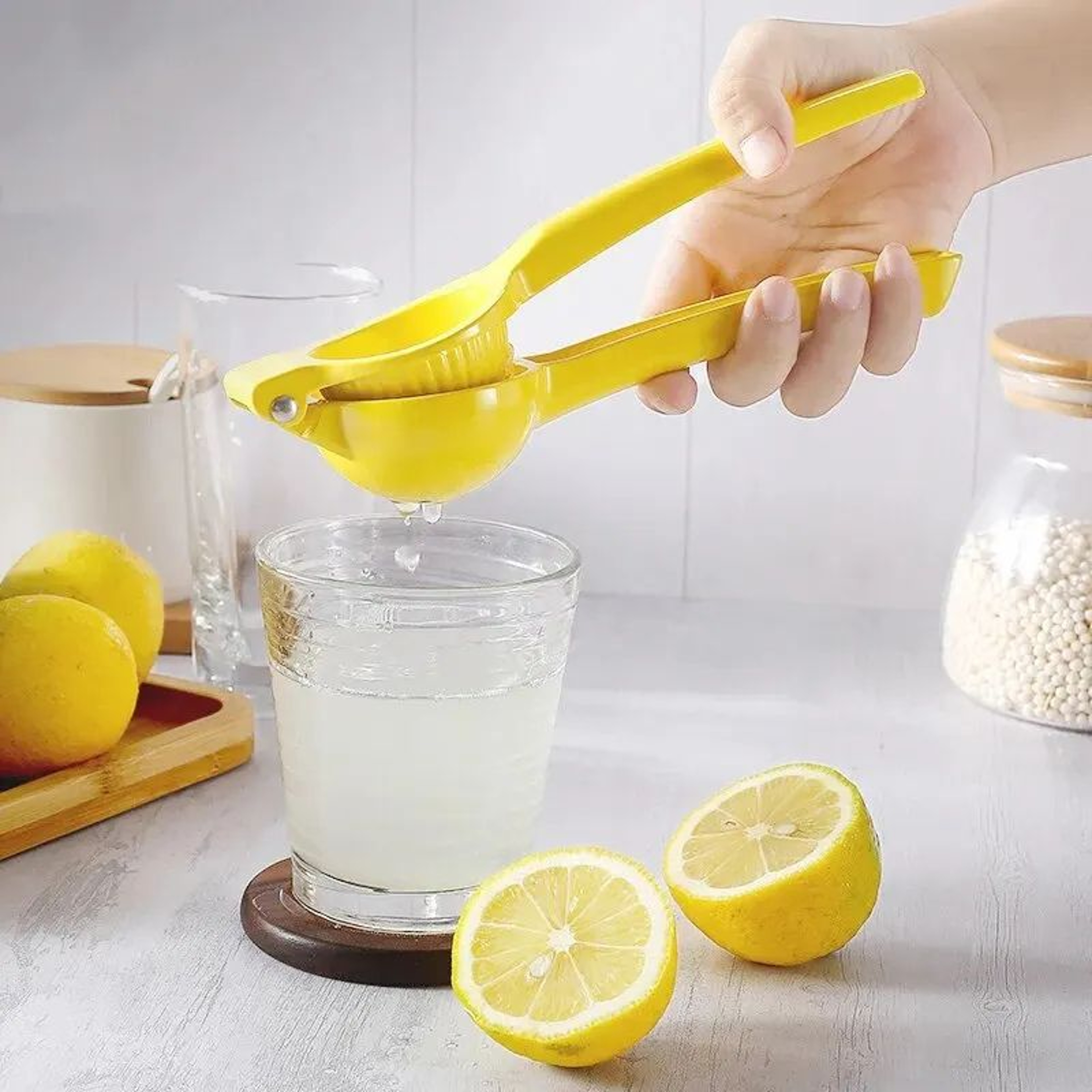 Home Manual Lemon Squeezer Durable Aluminum Alloy Hand Pressed Fruit Juicer For Practical Kitchen U 0