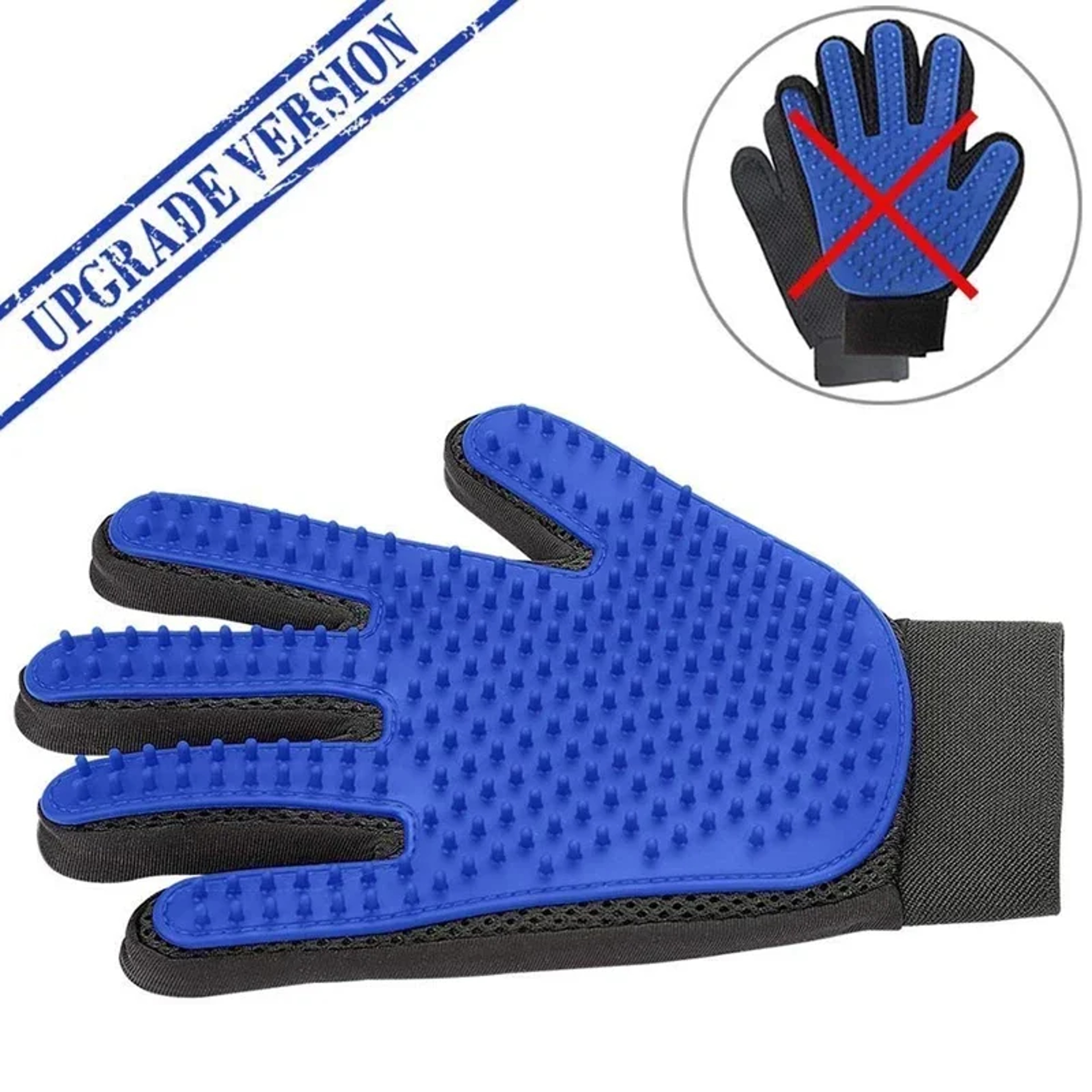 Pet Grooming Glove For Cats  Dogs  Pet Grooming Glove For Shedding Bathing  Massage 4