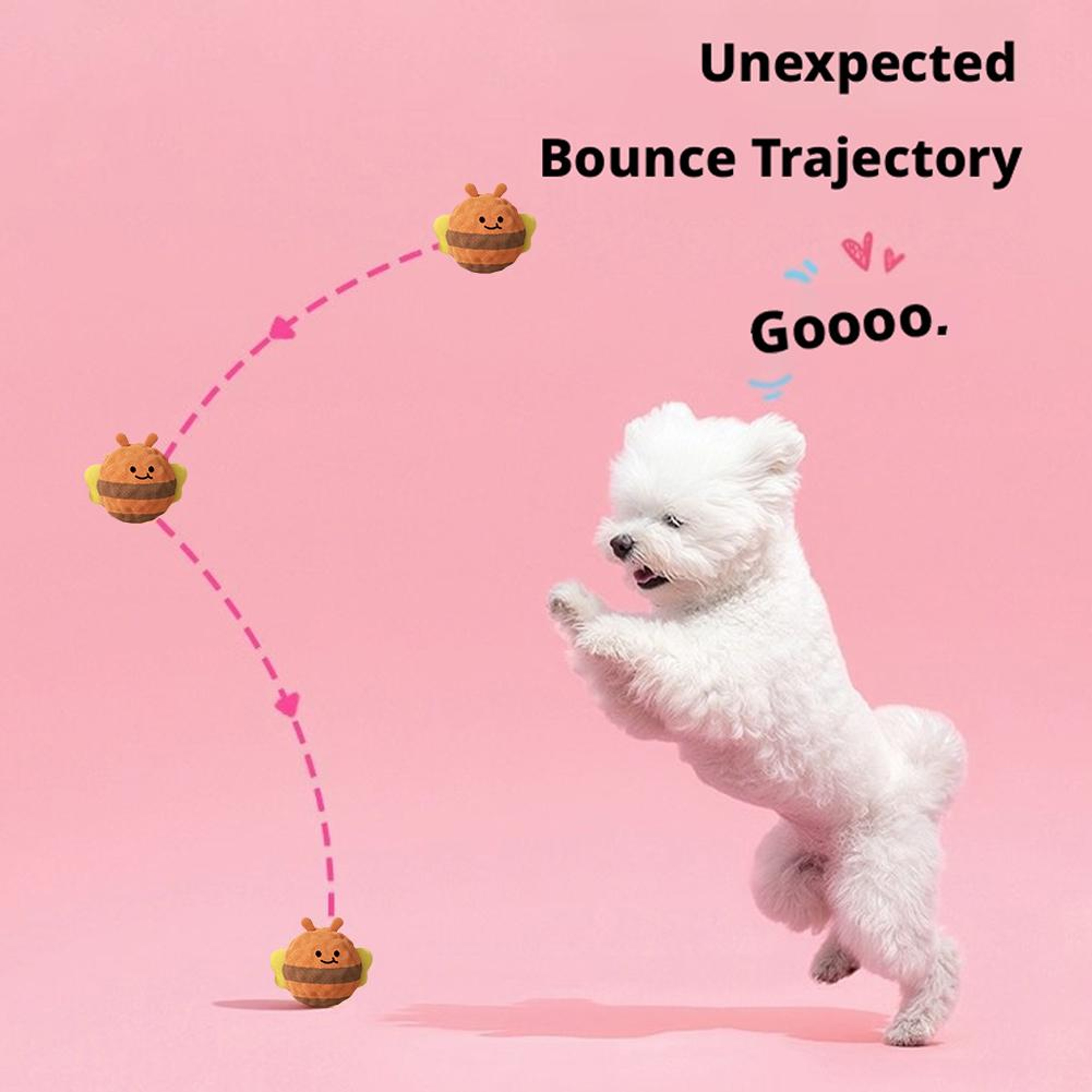 Cartoon Squeaky Dog Chew Toy Plush Ball for Teething, Dental Cleaning & Interactive Play – view 2