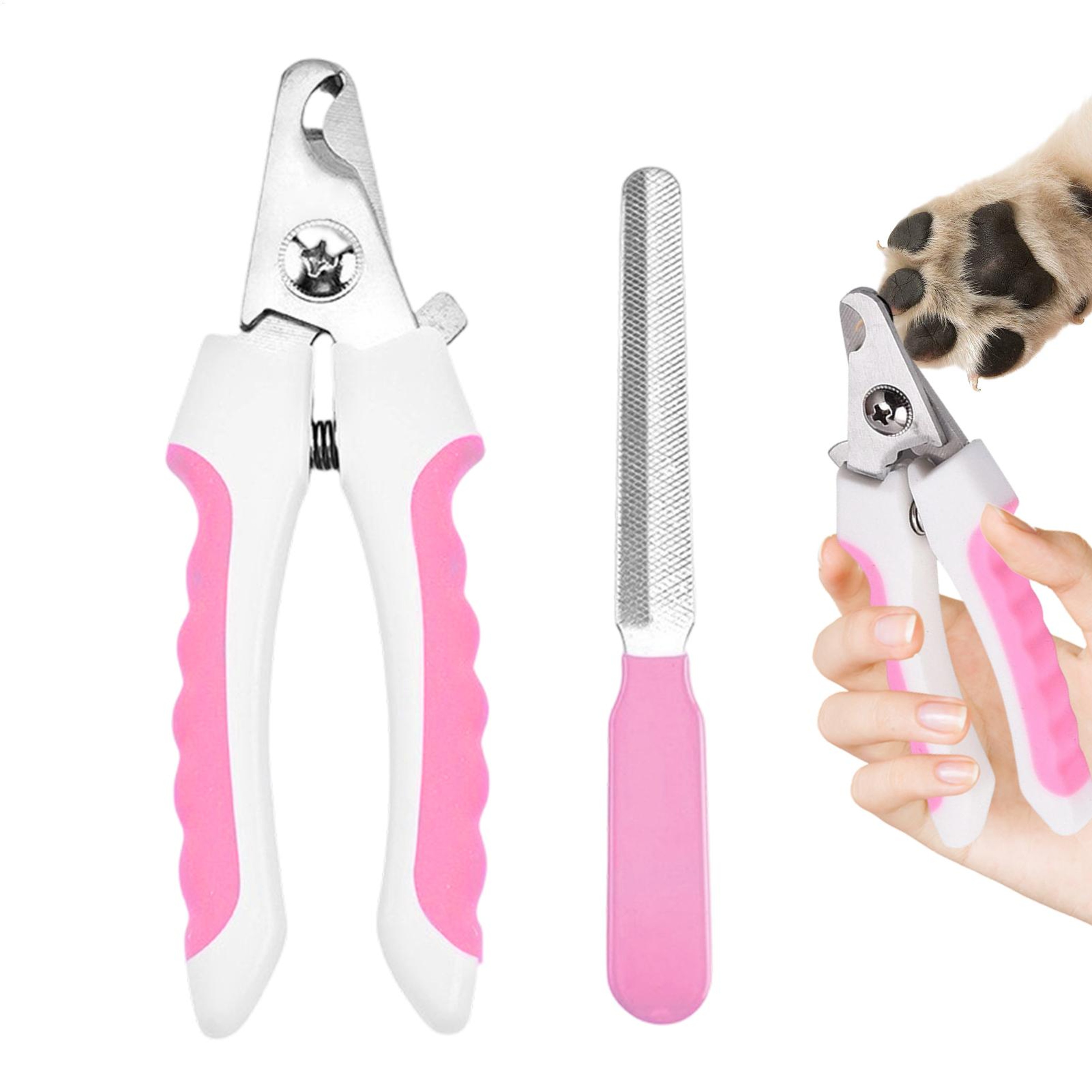 Premium Pet Nail Clippers for Dogs & Cats Stainless Steel Grooming Tool – view 3