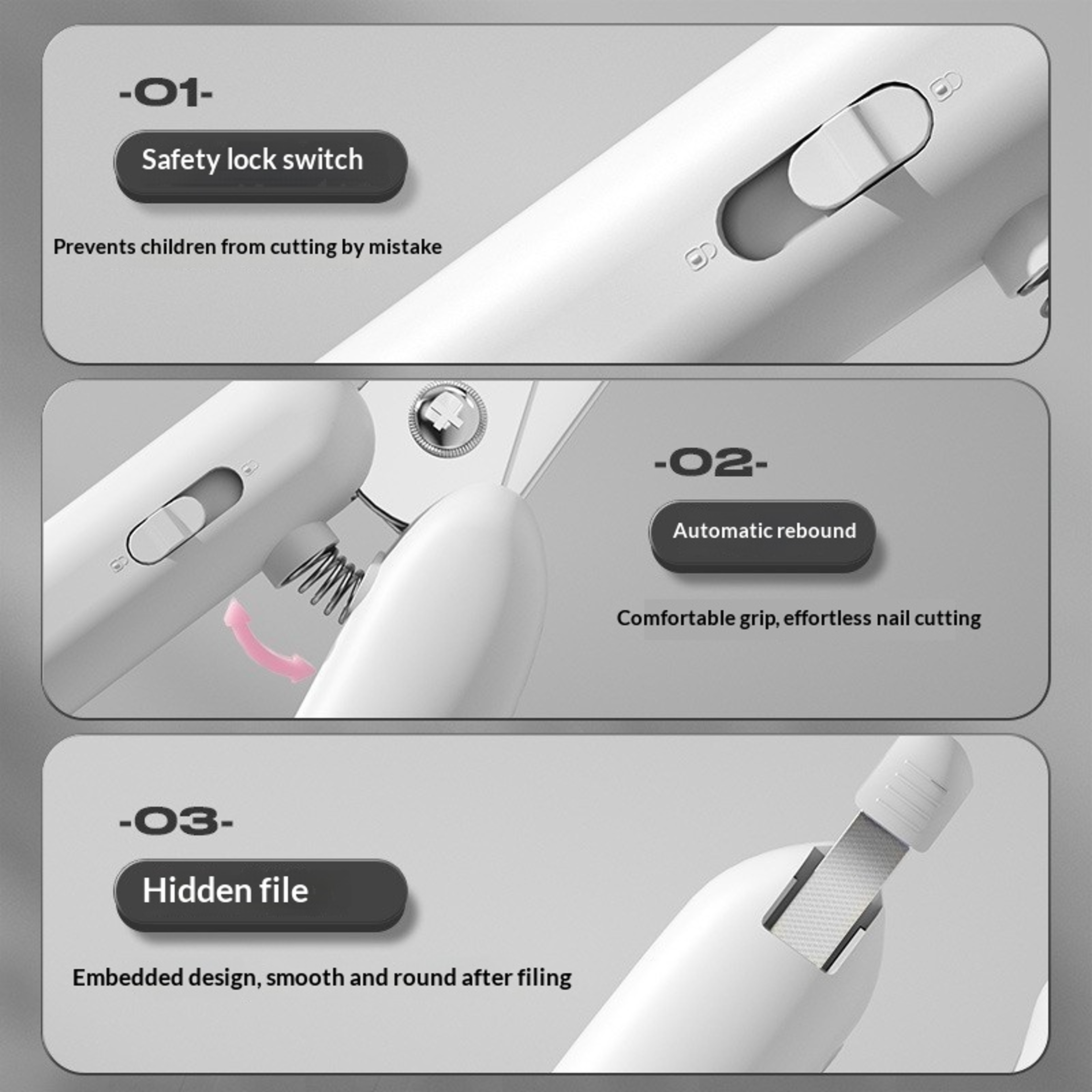 PawSafe Pro LED Pet Nail Clipper and Electric Grinder Kit for Gentle Grooming – view 5
