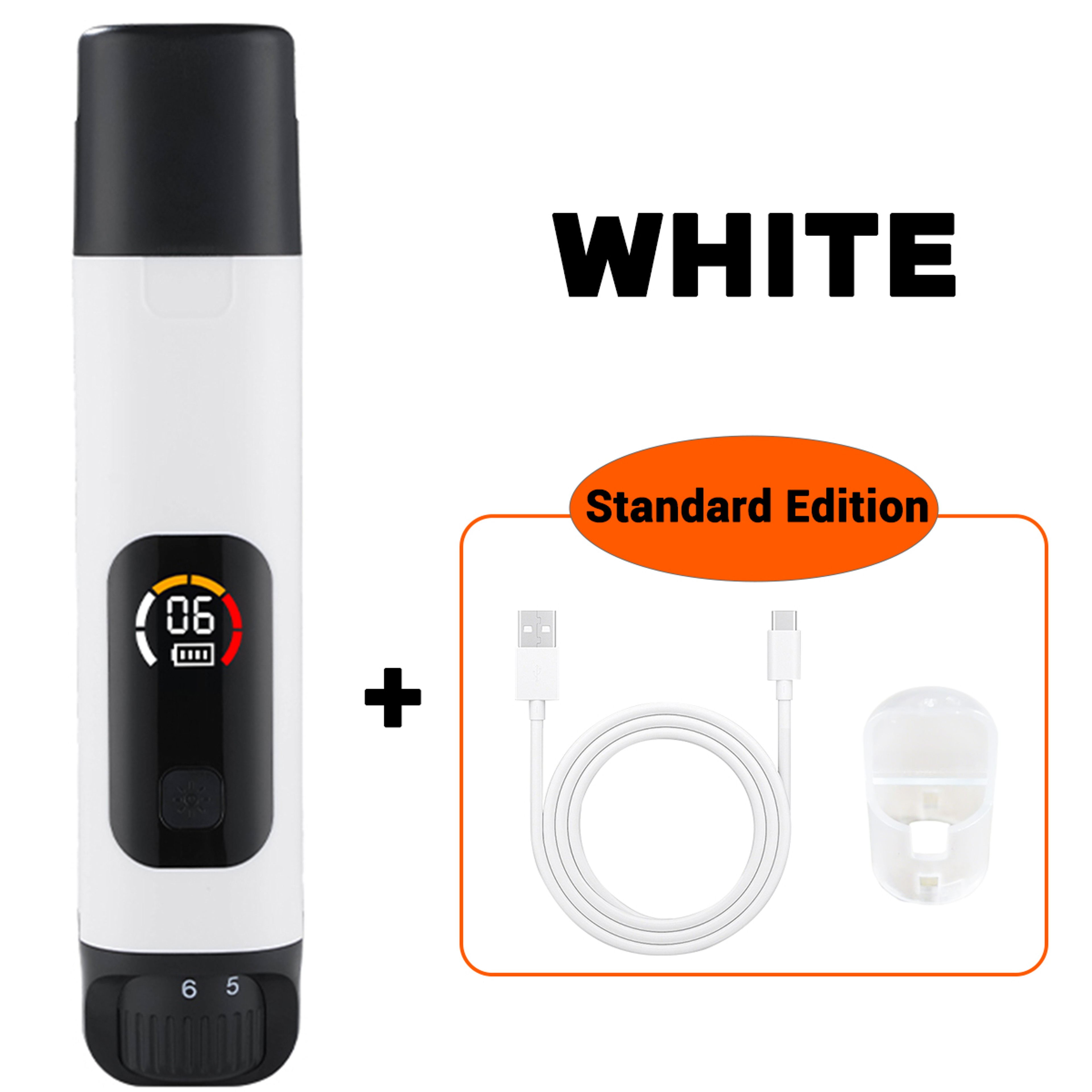 PawPerfect 6 Speed Pet Nail Grinder LED Rechargeable Quiet Dog Claw Trimmer  Grooming Clipper 7