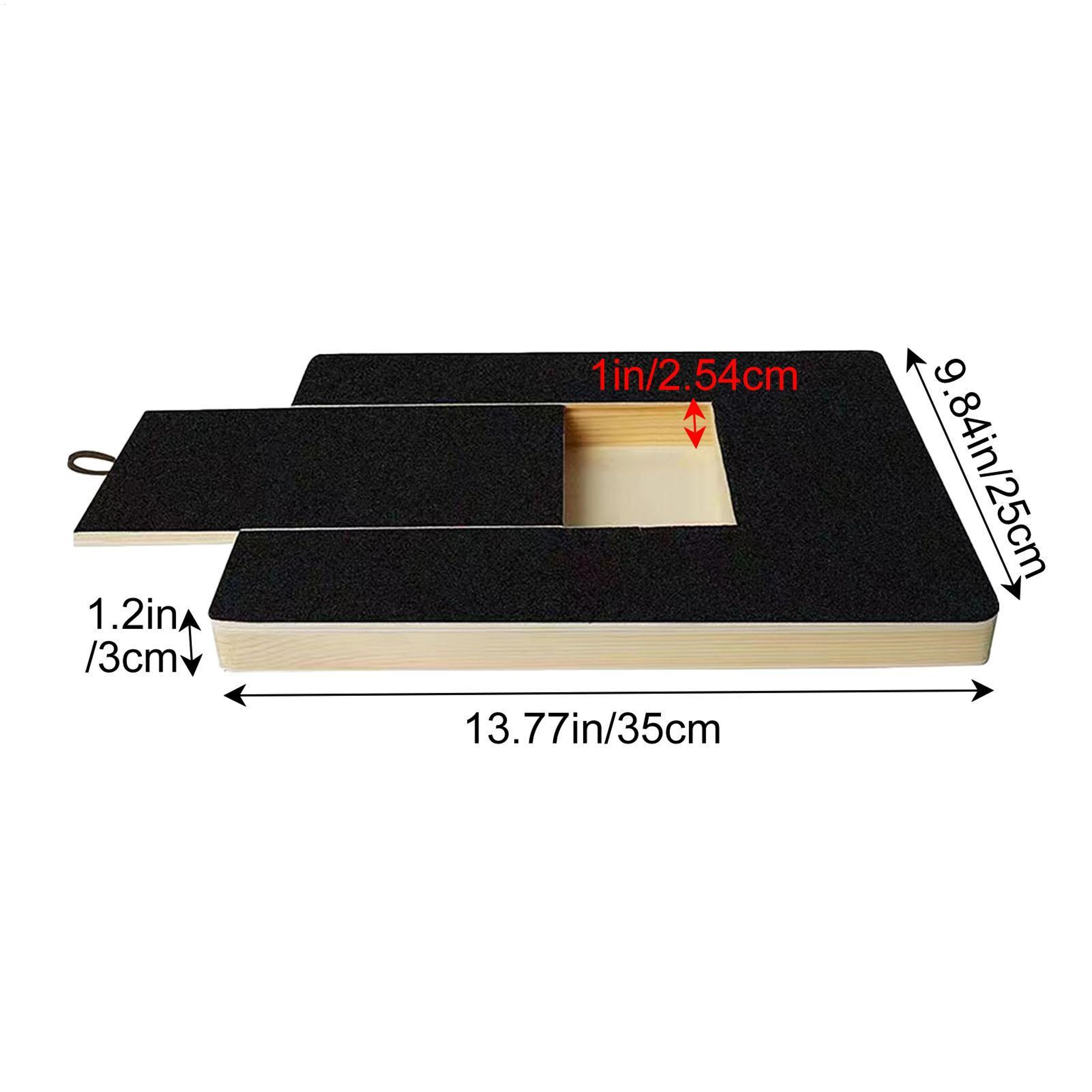 Premium Wooden Dog Nail Scratch Board with Interactive Treat Drawer Stress-Free Dog Scratch Pad for Nails – view 6
