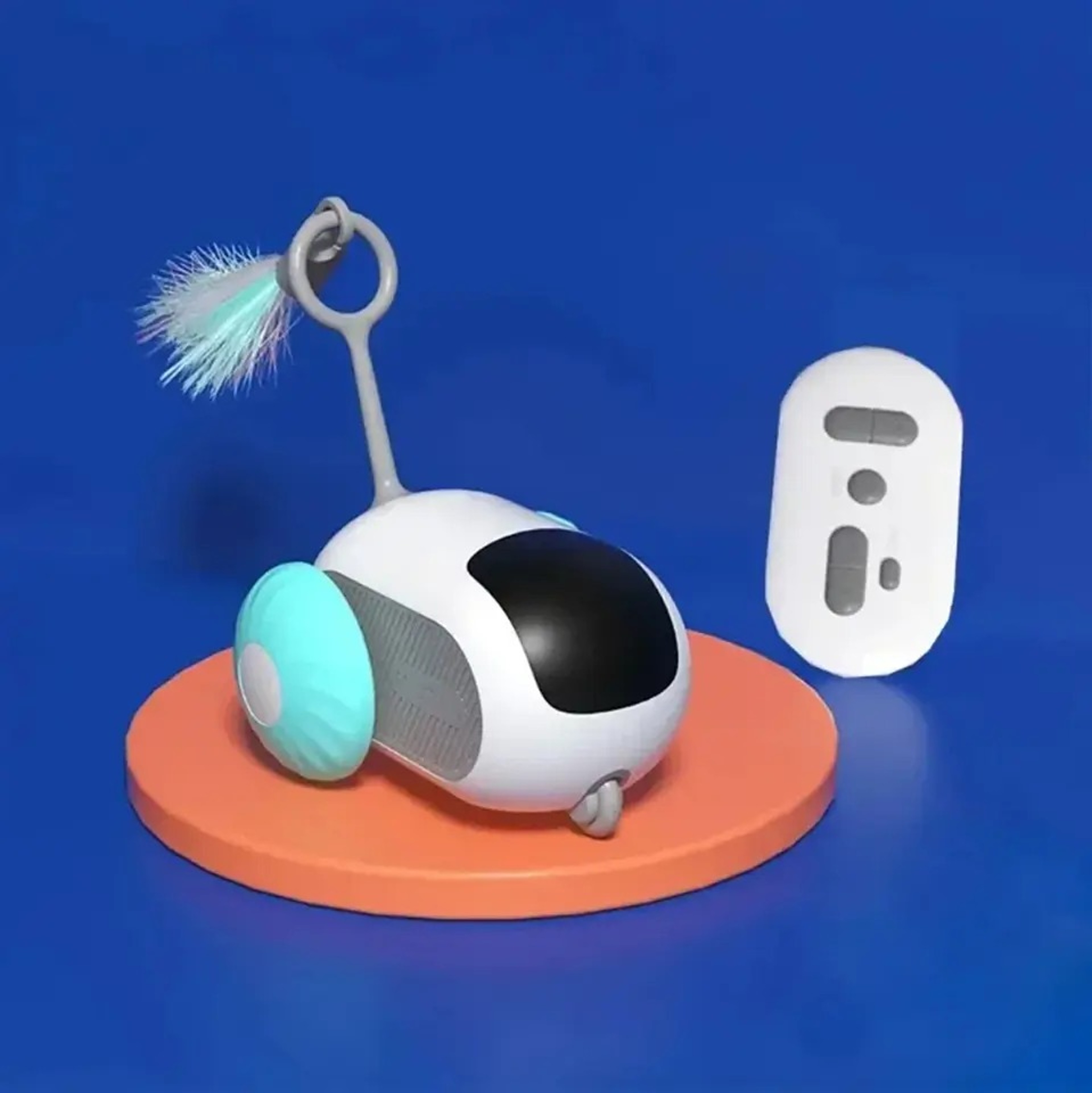 Smart Remote Control Cat Toy Car Automatic Rolling Interactive Pet Toy – view 6