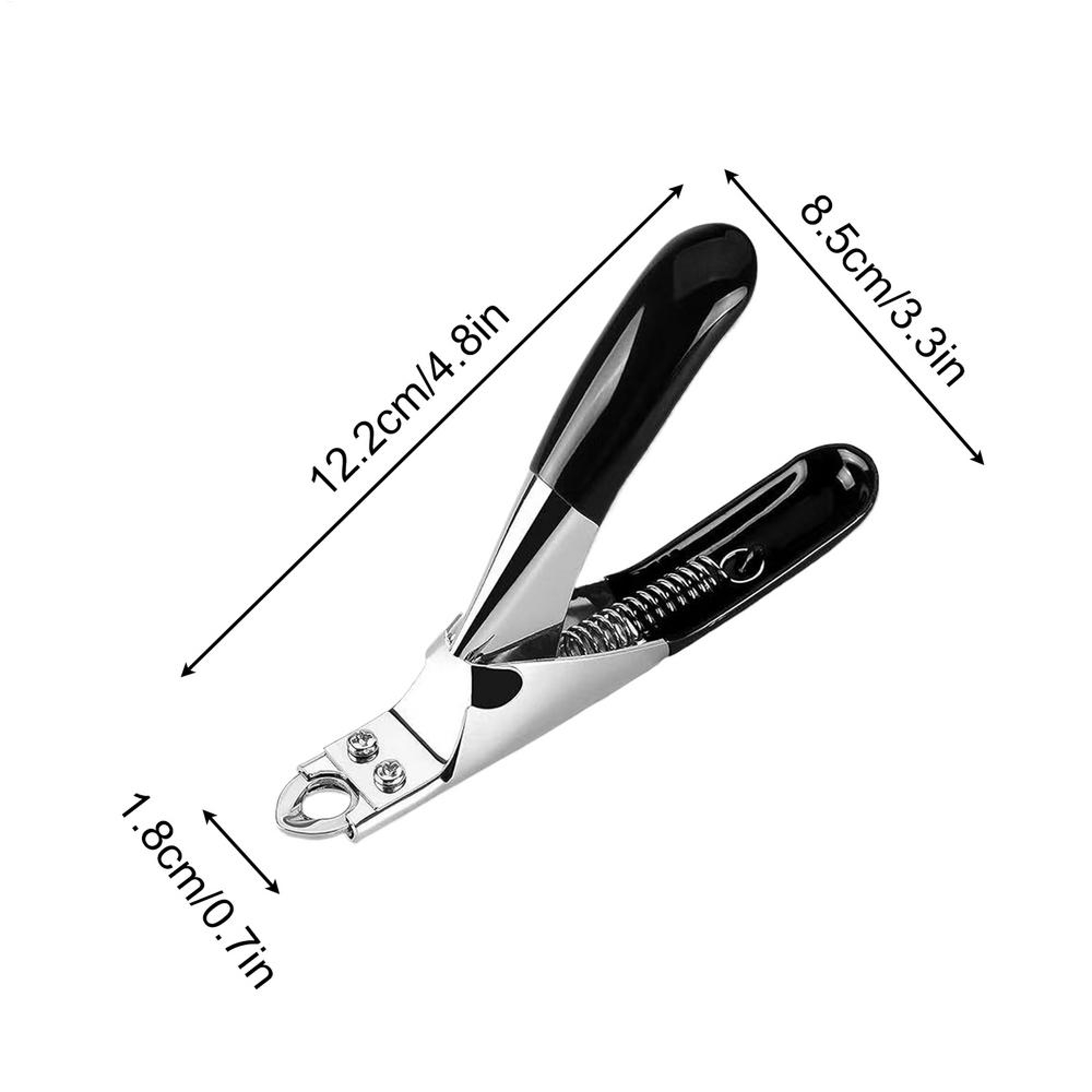 Professional Stainless Steel Pet Nail Clippers Safe Dog  Cat Nail Trimmers 7