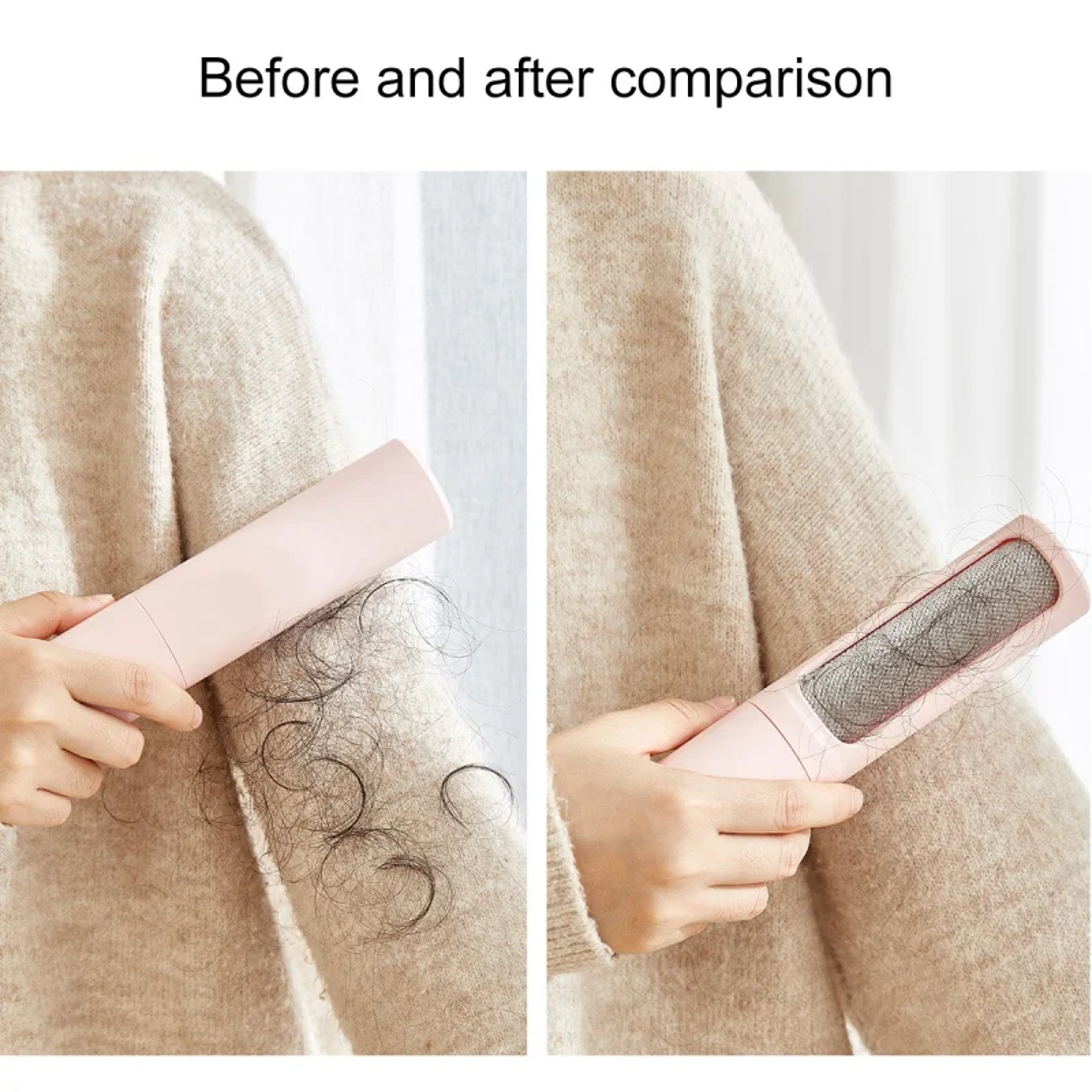 Reusable Pet Hair Remover Brush & Self Cleaning Lint Roller Tool – view 3
