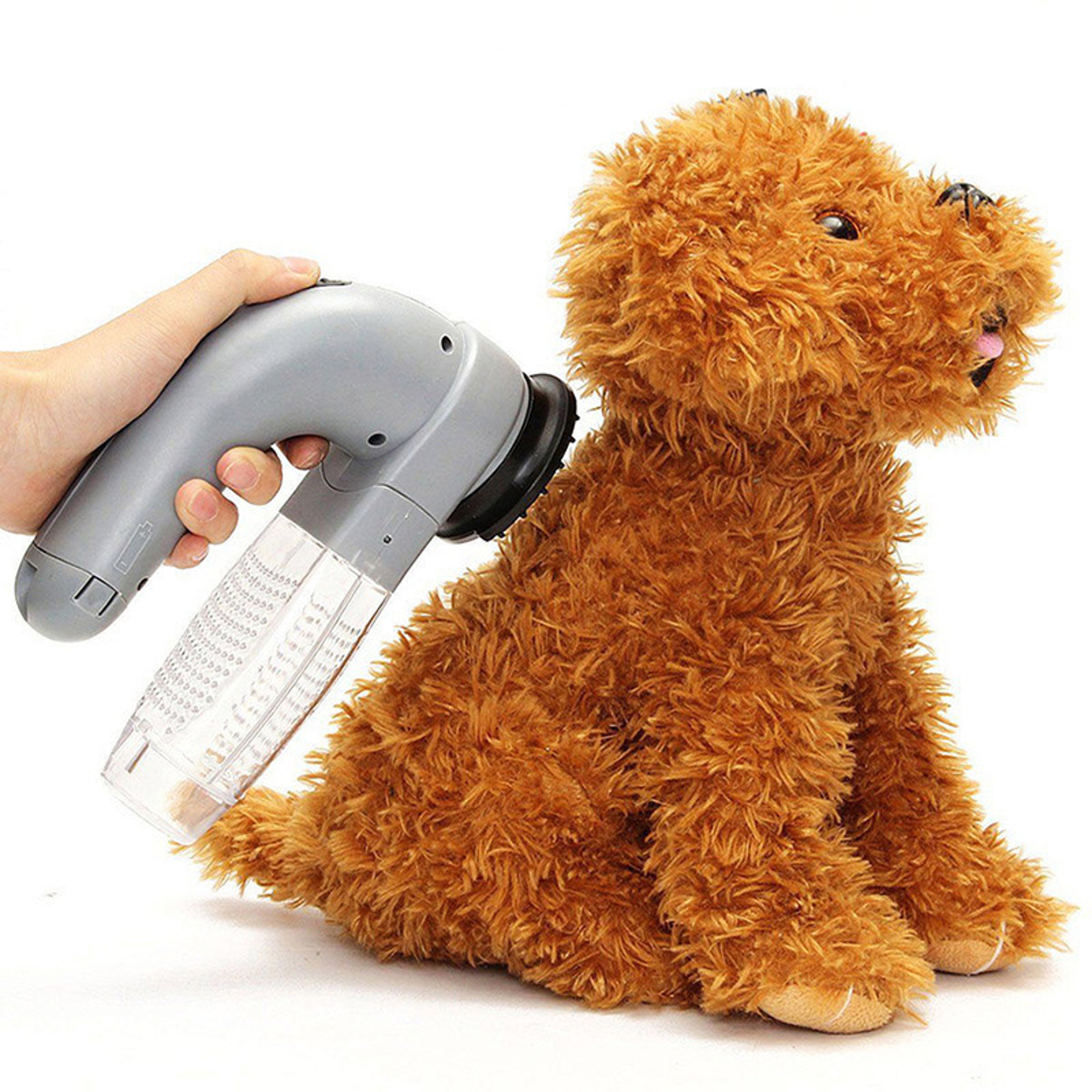 Premium 2 In 1 Portable Pet Hair Vacuum  Grooming Massager 3