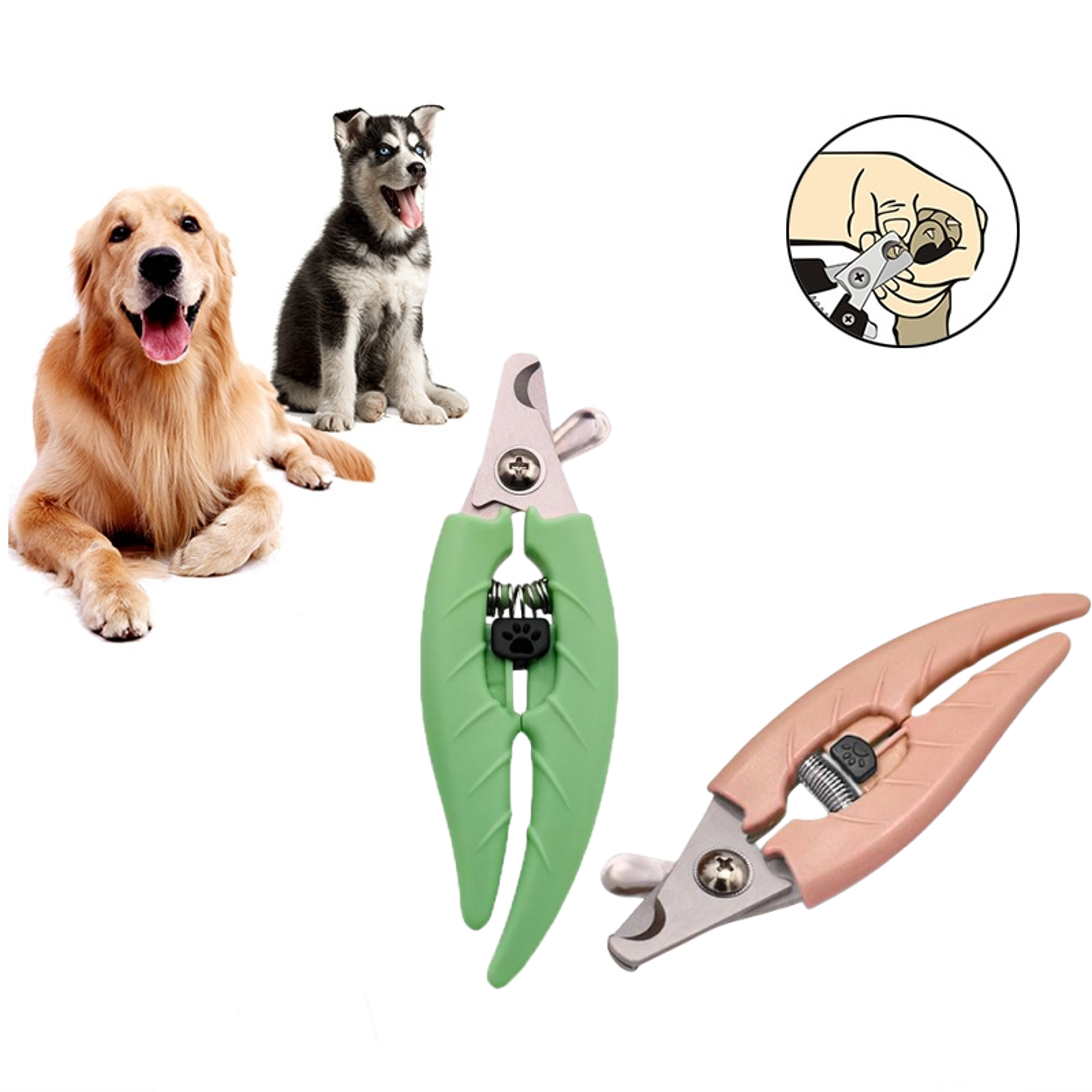 Professional Pet Nail Clipper & Dog Nail Trimmer for Cats Sharp Stainless Steel Pet Clippers – view 4