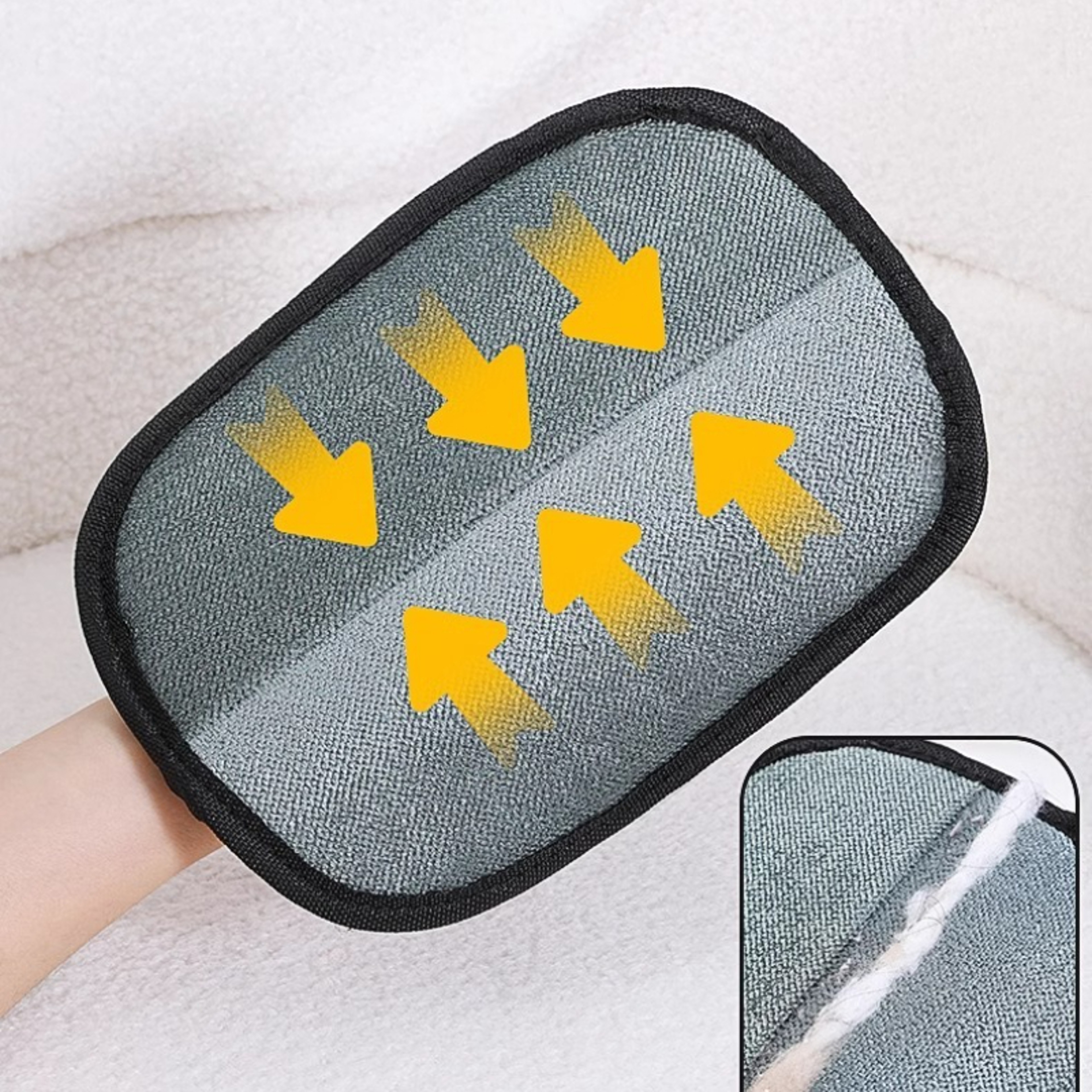 Premium Washable Pet Hair Remover Gloves Reusable Clothes  Grooming Tool 4