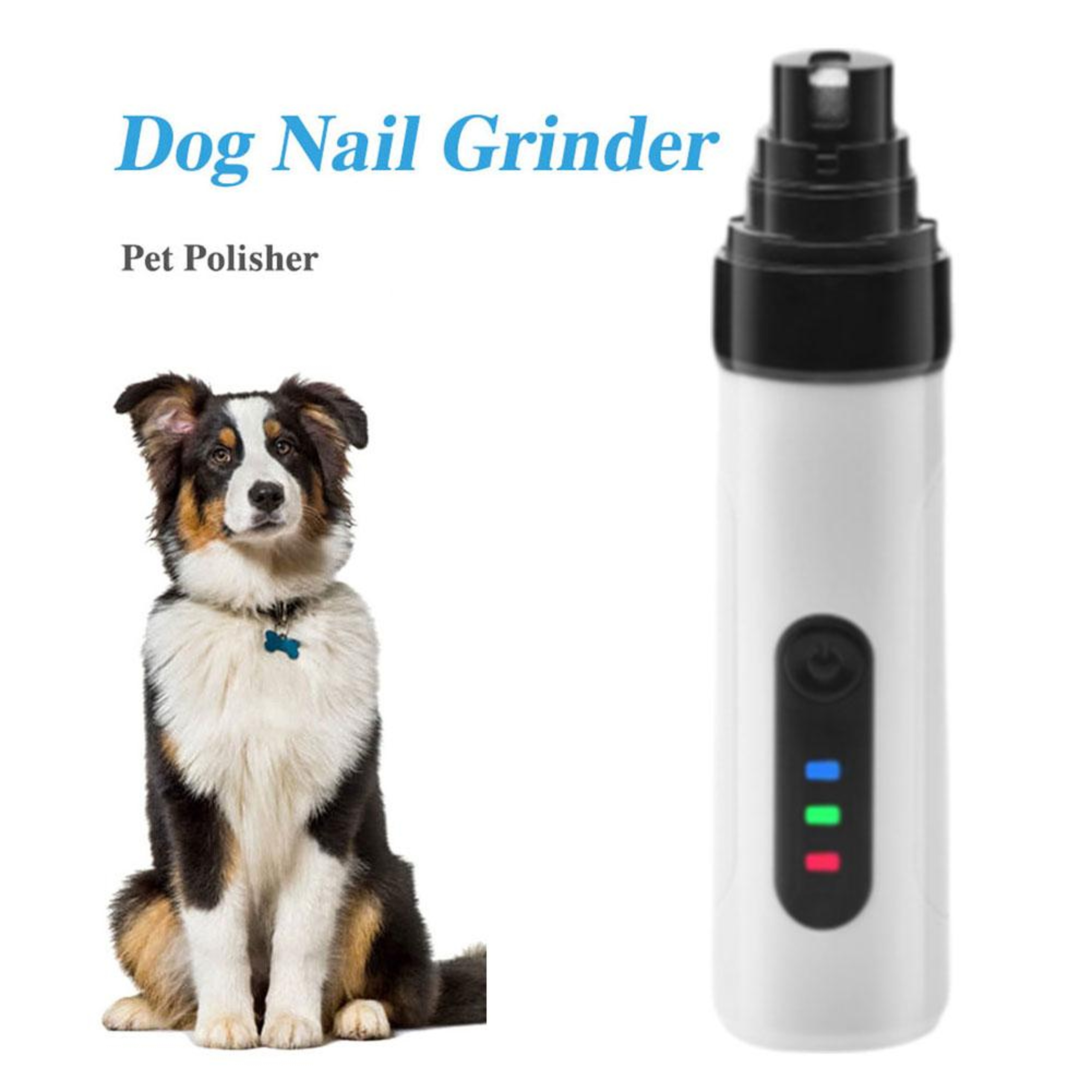 QuietPaws Rechargeable Pet Nail Grinder for Dogs & Cats – view 3
