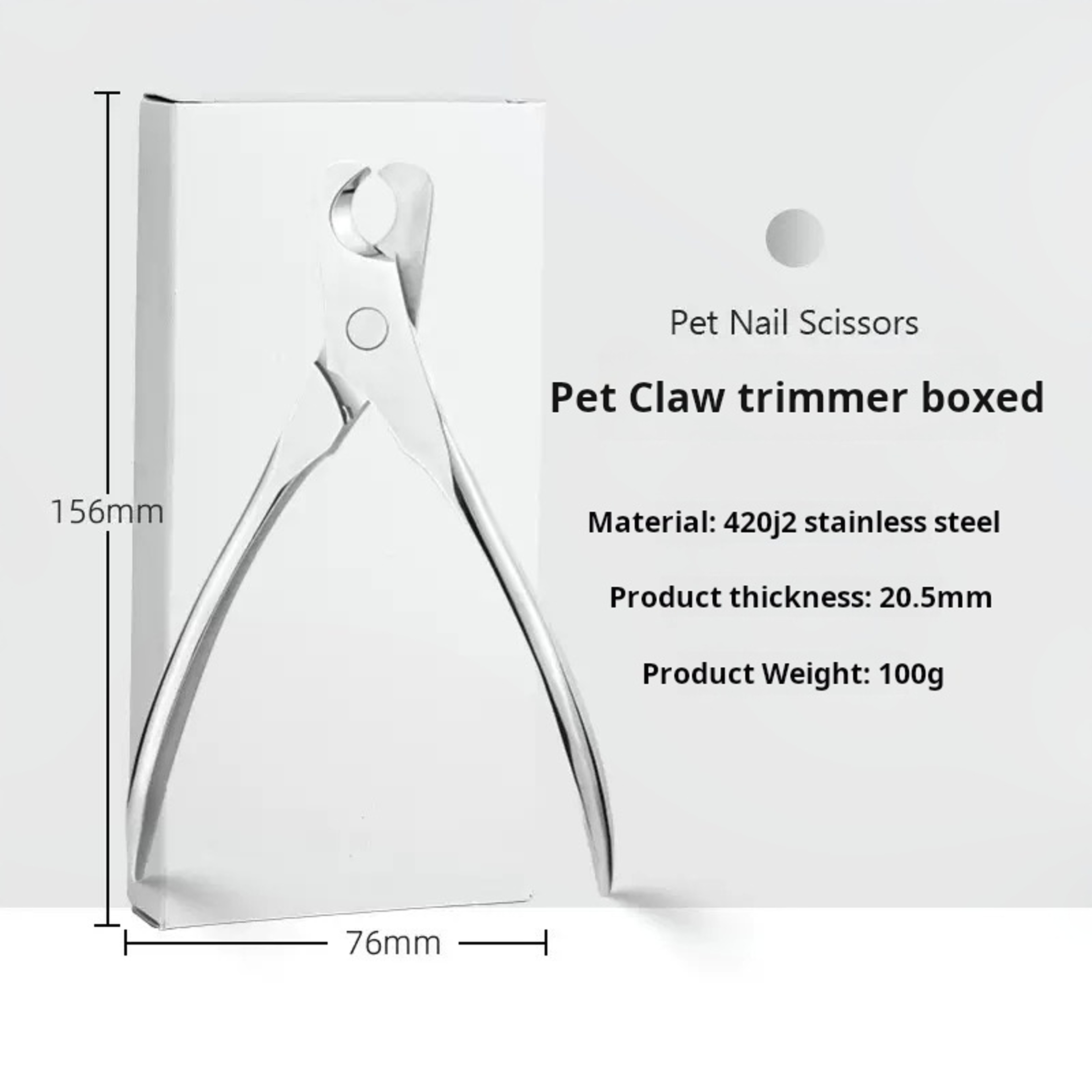 Professional Pet Nail Clipper for Dogs & Cats with Pet Nail Clipper, Dog Nail Trimmer & Safety Guard – view 6