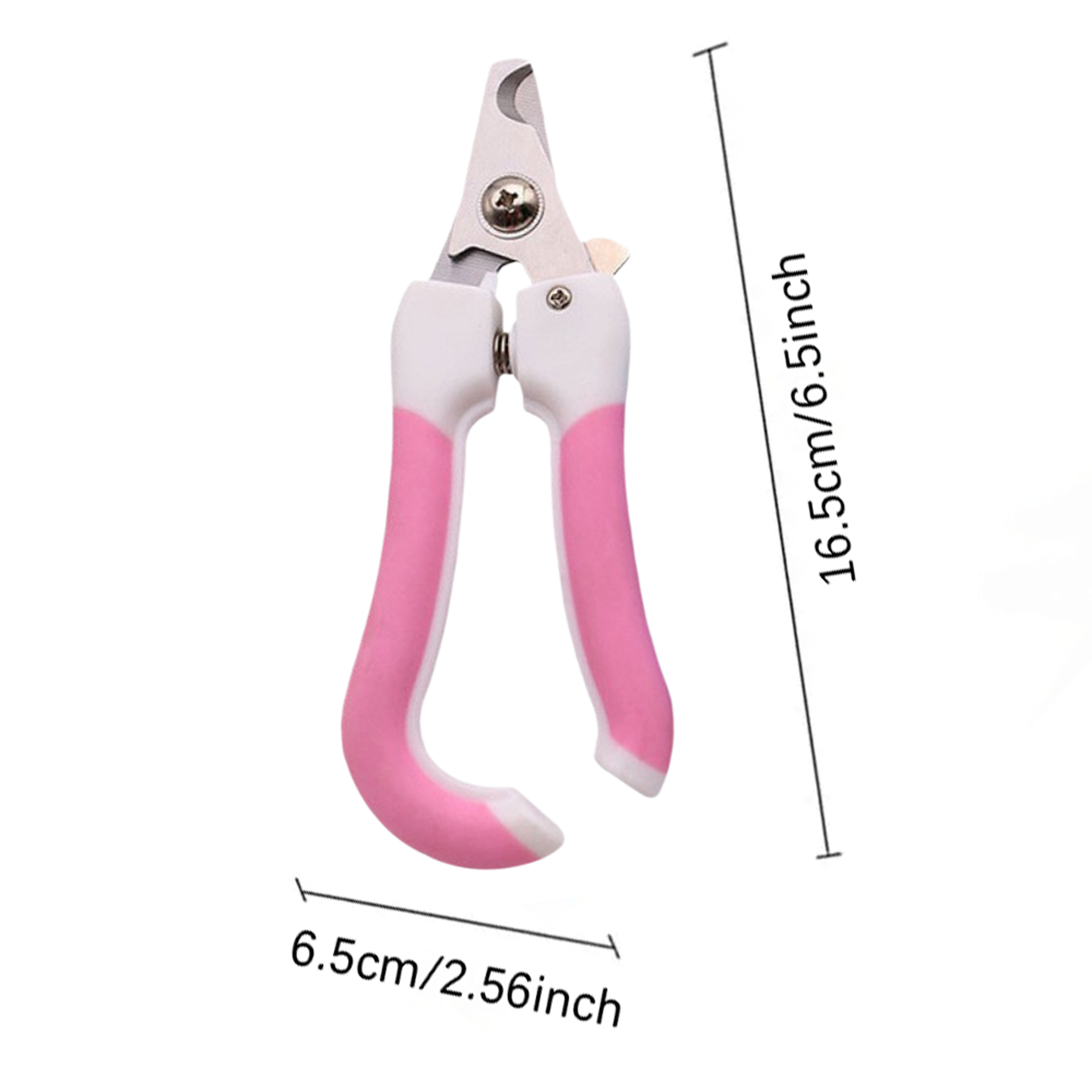 Pet Nail Clipper for Dogs & Cats Stainless Steel Dog Nail Clipper for Safe Home Grooming – view 2