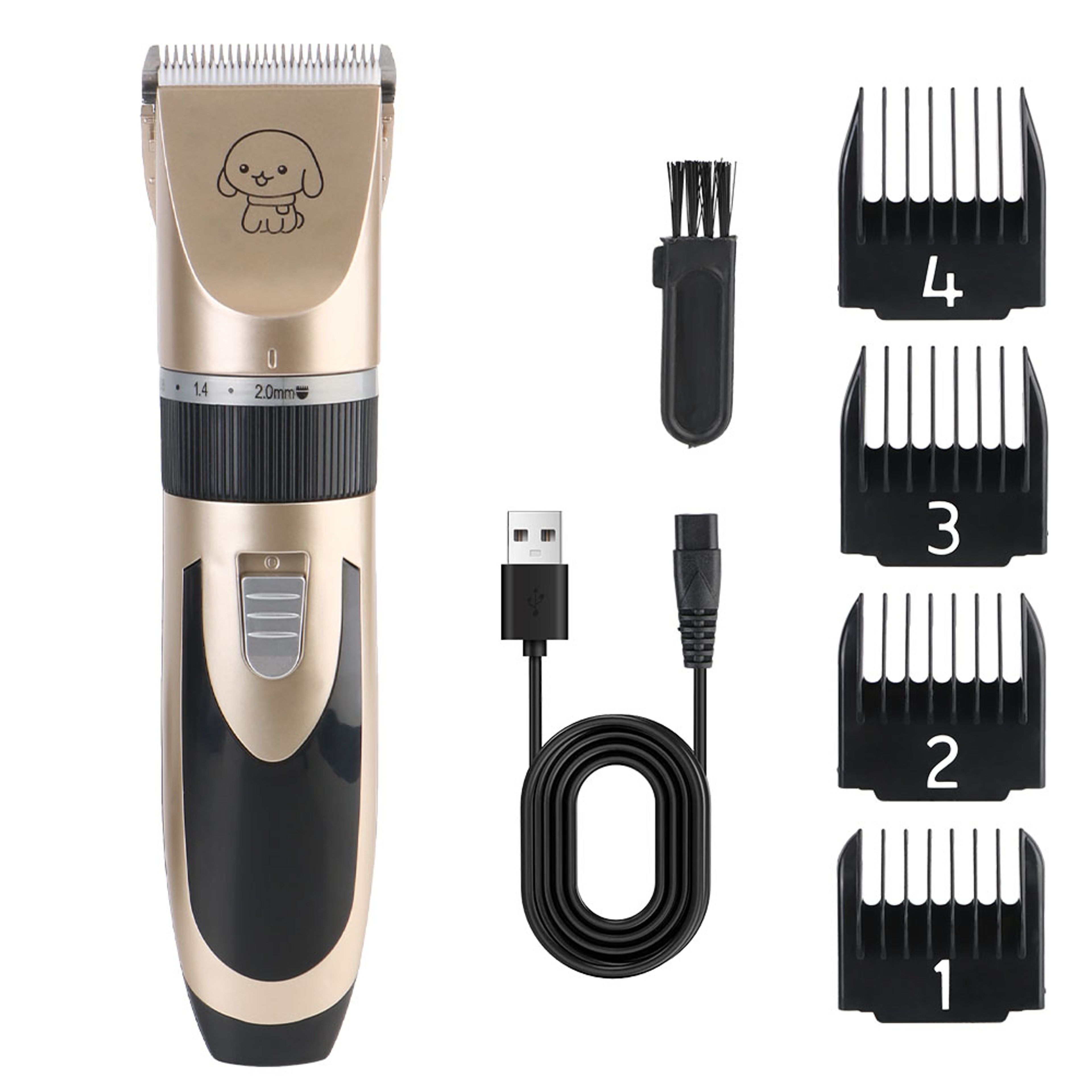 Premium Rechargeable Cordless Pet Hair Clippers & Dog Cat Grooming Kit for Dogs, Cats & Rabbits – view 7
