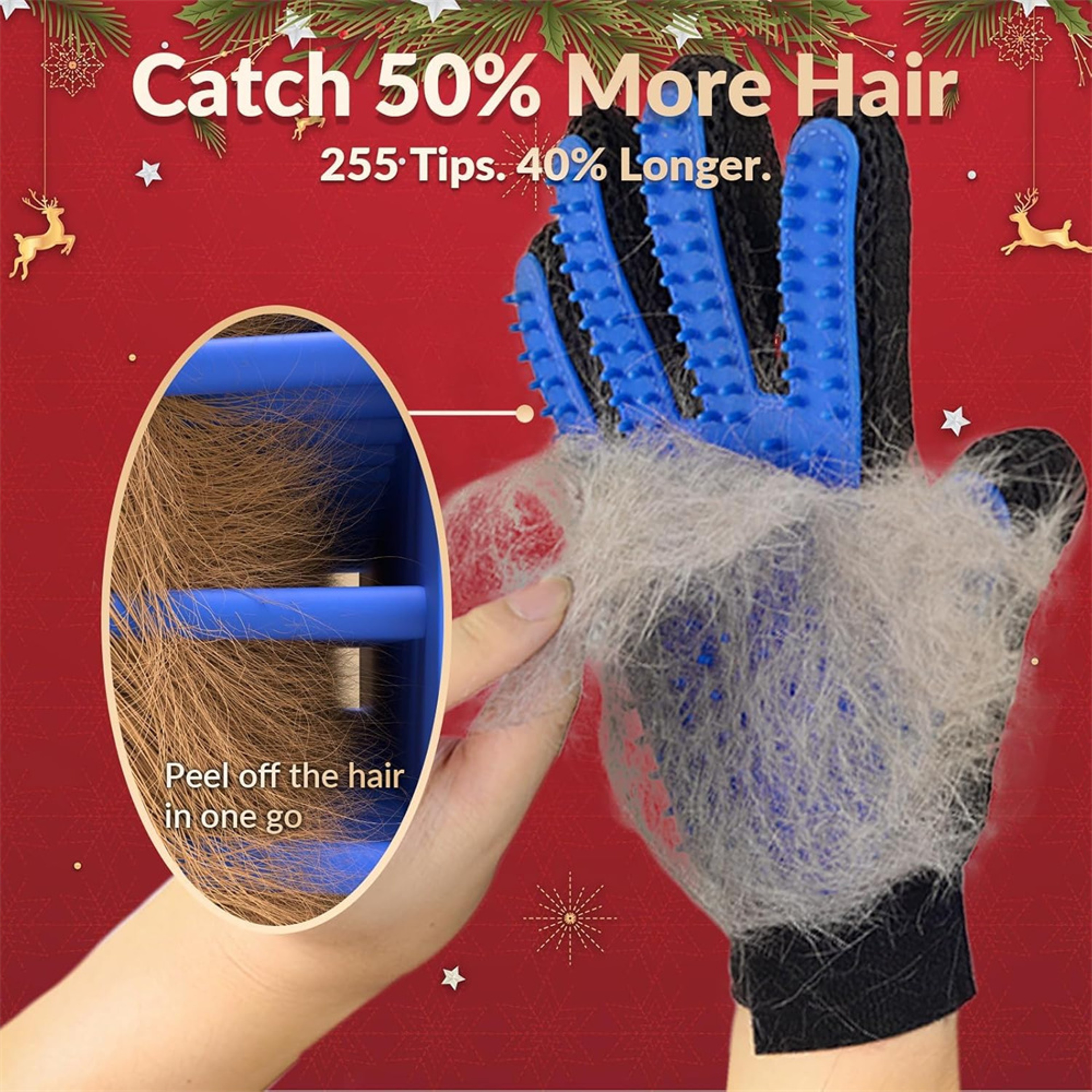 Professional 4 Piece Pet Grooming Kit with Self Cleaning Dematting Brush & Nail Clippers Ultimate Pet Care Tools – view 5