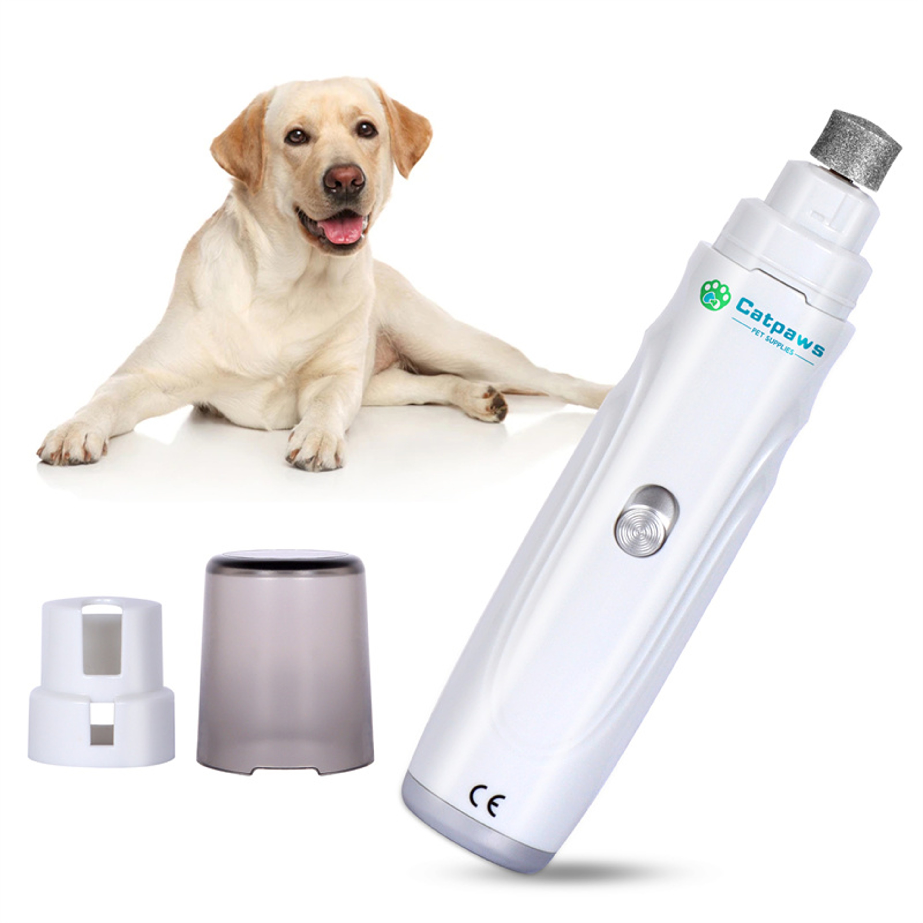 Premium USB Rechargeable Dog Nail Grinder  Trimmer Quiet Electric Nail File For Safe Painless Groom 0