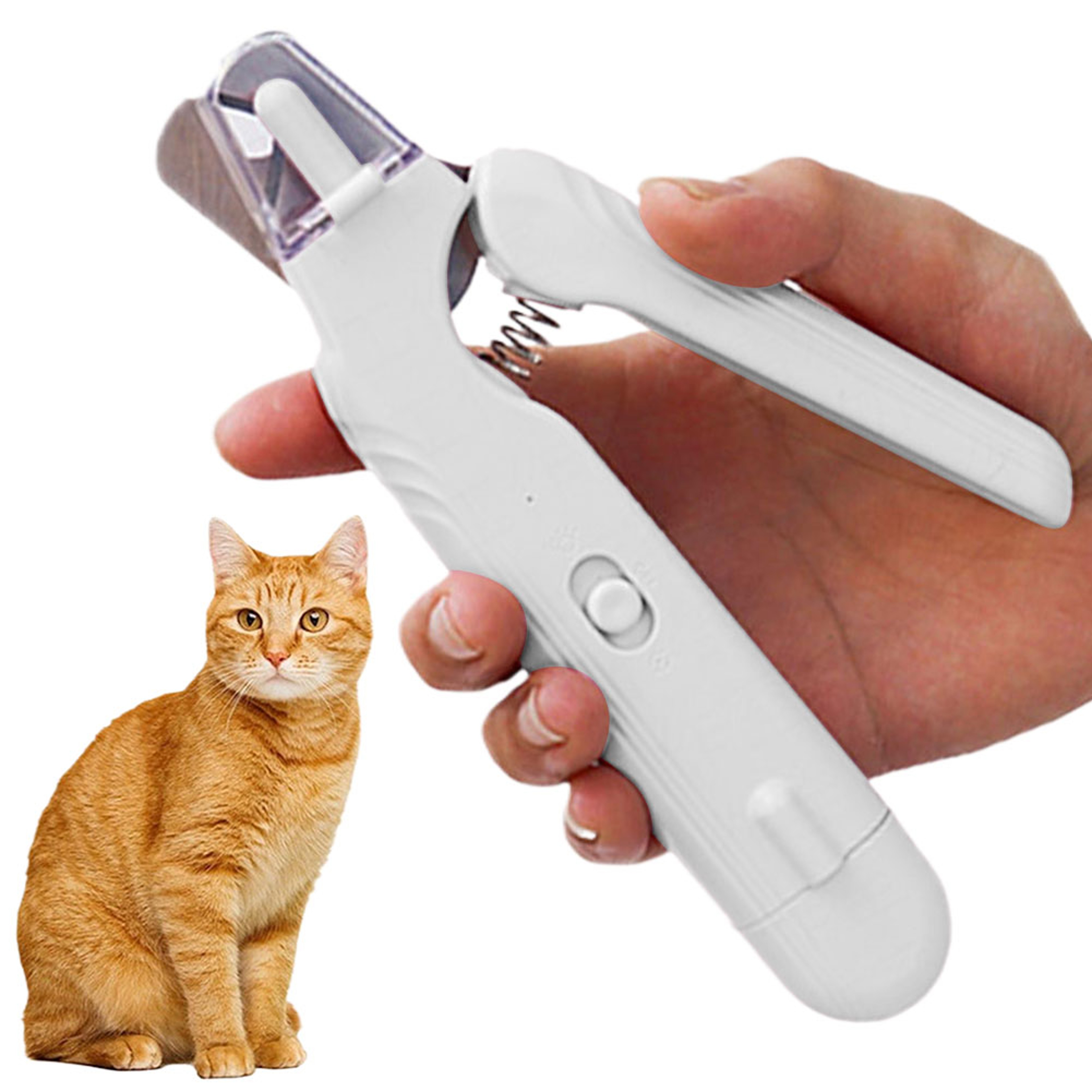 Electric Pet Nail Clippers  Dog Cat Nail Groomer With Safety Lock Stainless Steel Pet Nail Trimmer 3