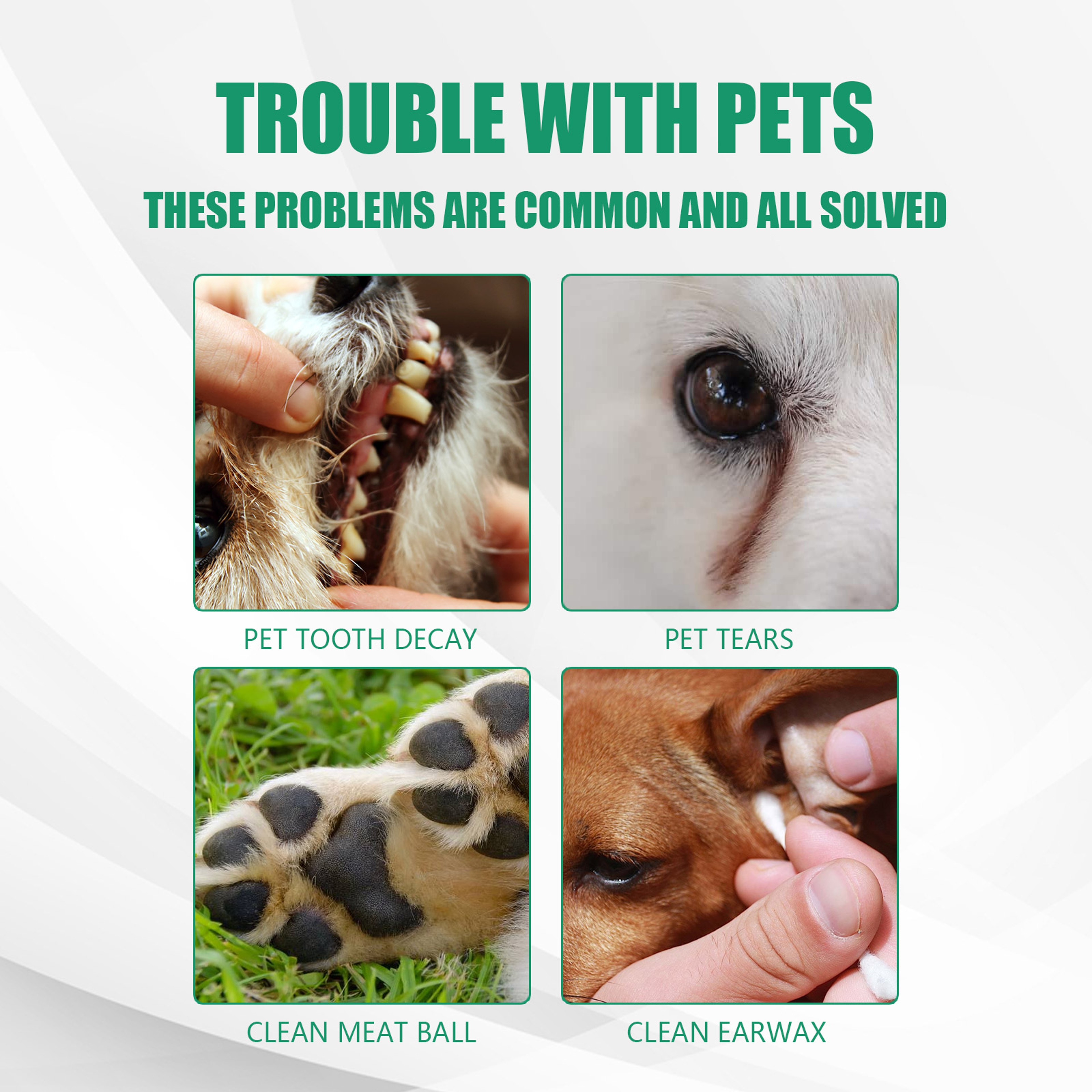 Dental Finger Wipes for Dogs & Cats Gentle Pet Dental Wipes for Fresh Breath & Clean Teeth – view 5
