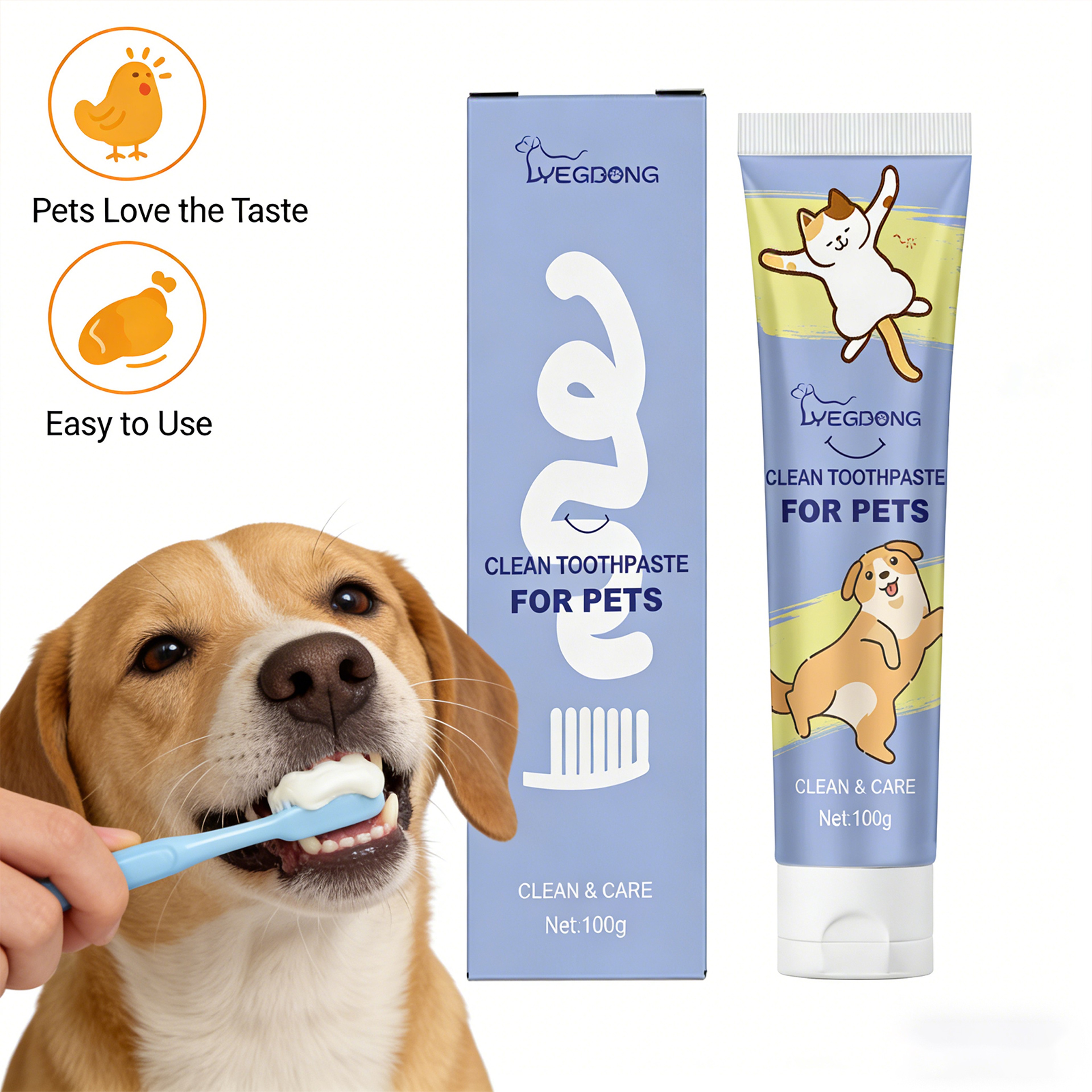 Pet Toothpaste for Cleaner Teeth & Fresher Breath – view 1