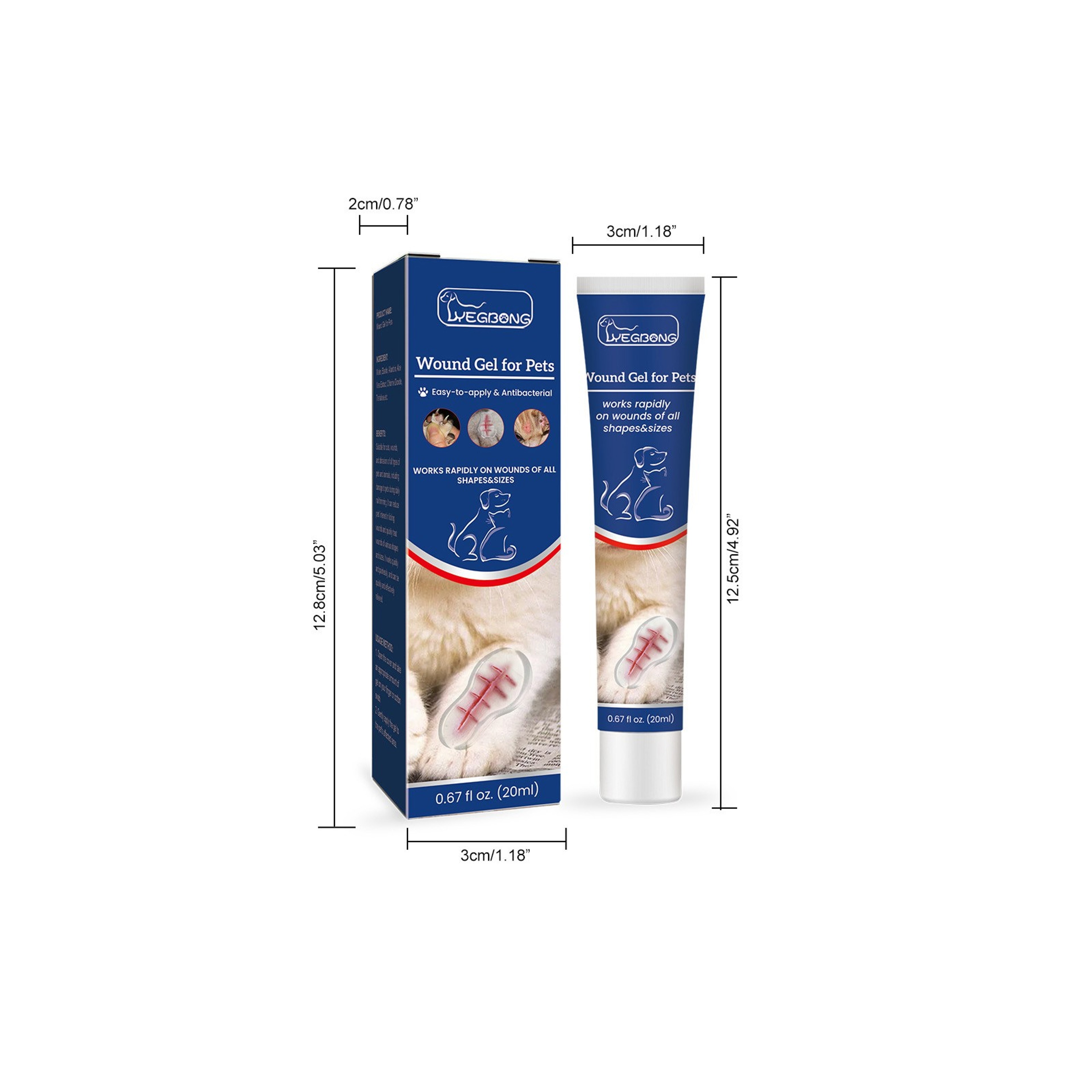 Pet Wound Healing Gel Liquid Band Aid for Pets & Skin Care (Dog & Cat Wound Care Gel) – view 6