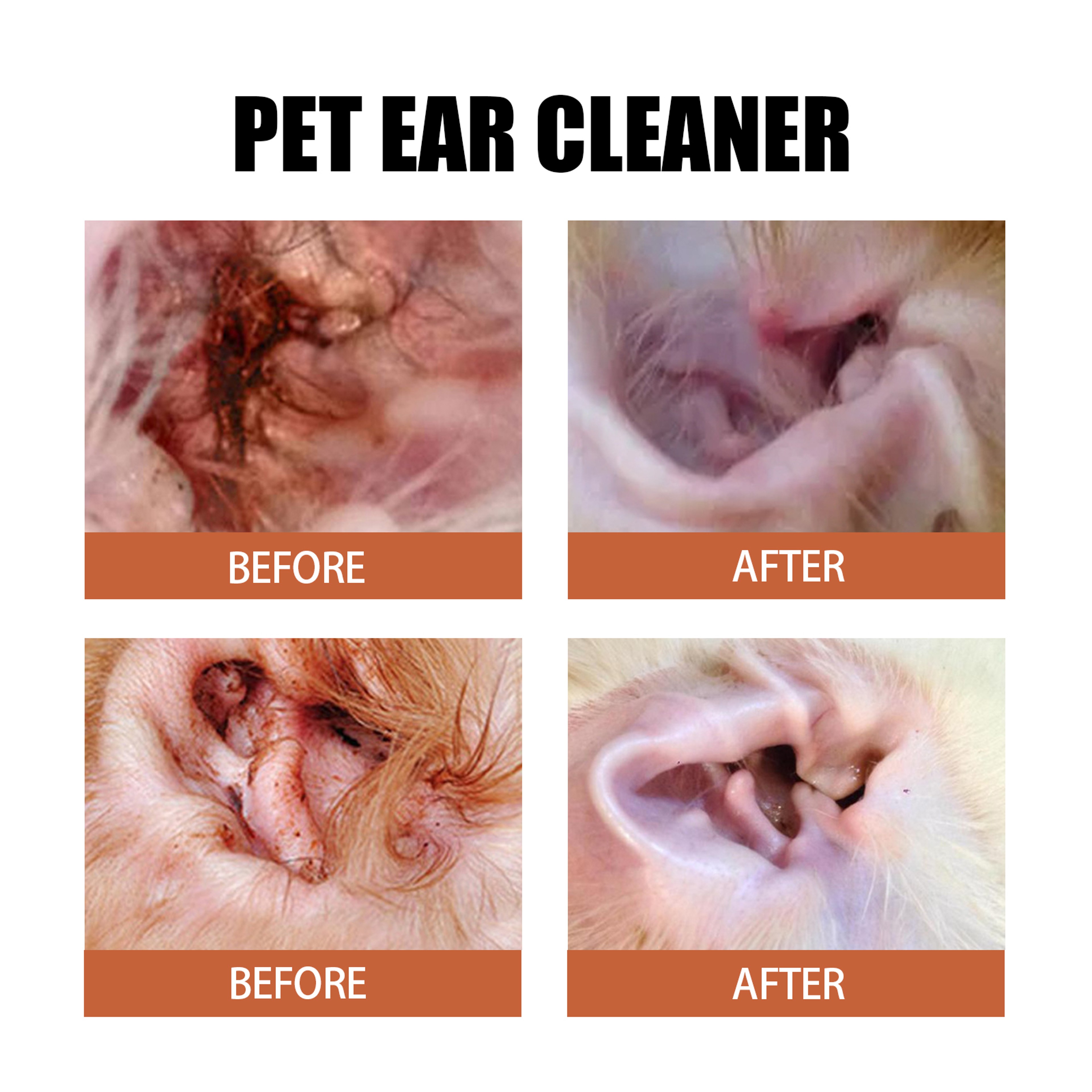 Ear Relief Drops For Cats  Dogs Ear Mite  Wax Cleaning Formula 50ml 2