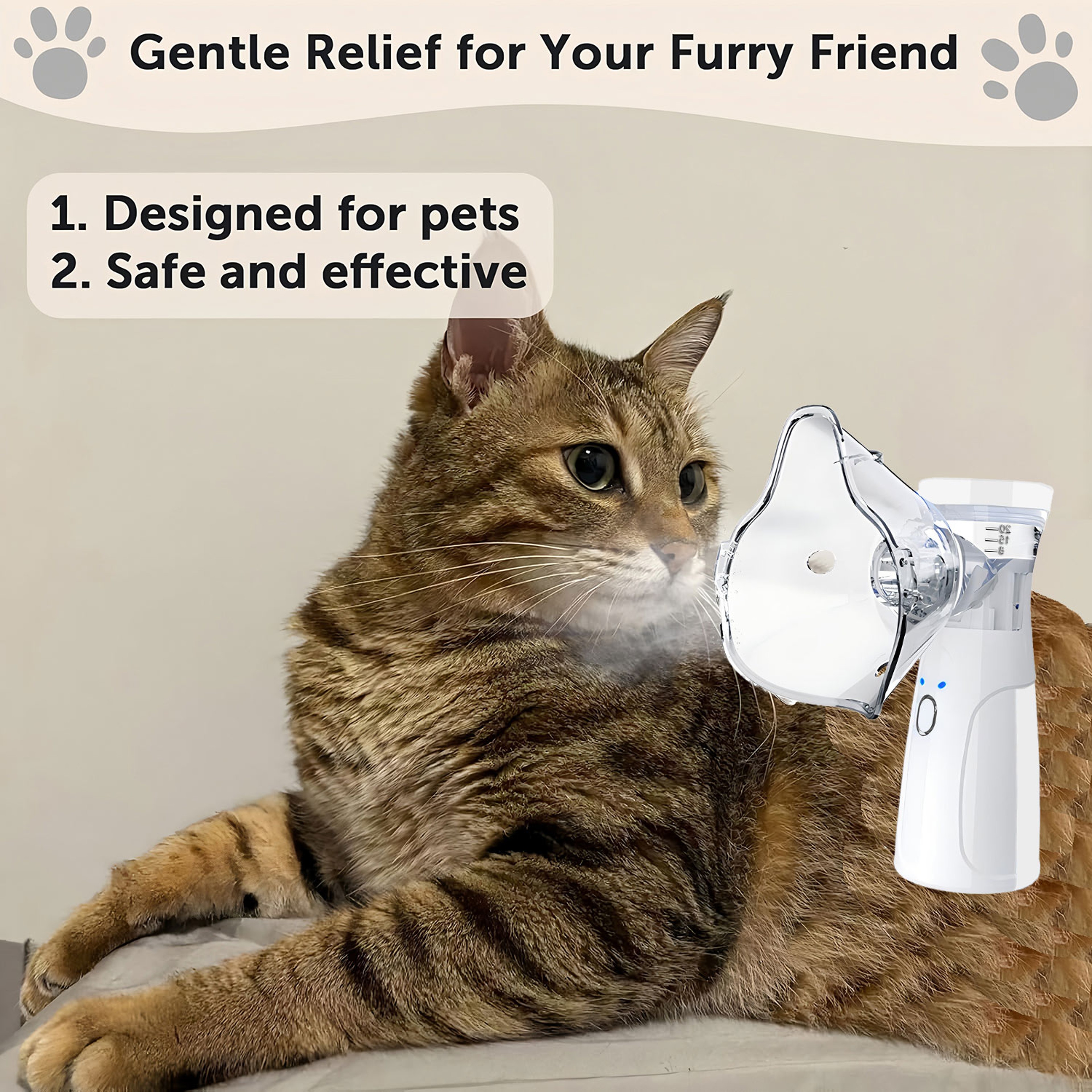 Pet Asthma Inhaler Spacer for Cats & Dogs Portable Pet Asthma Inhaler Nebulizer Chamber – view 3