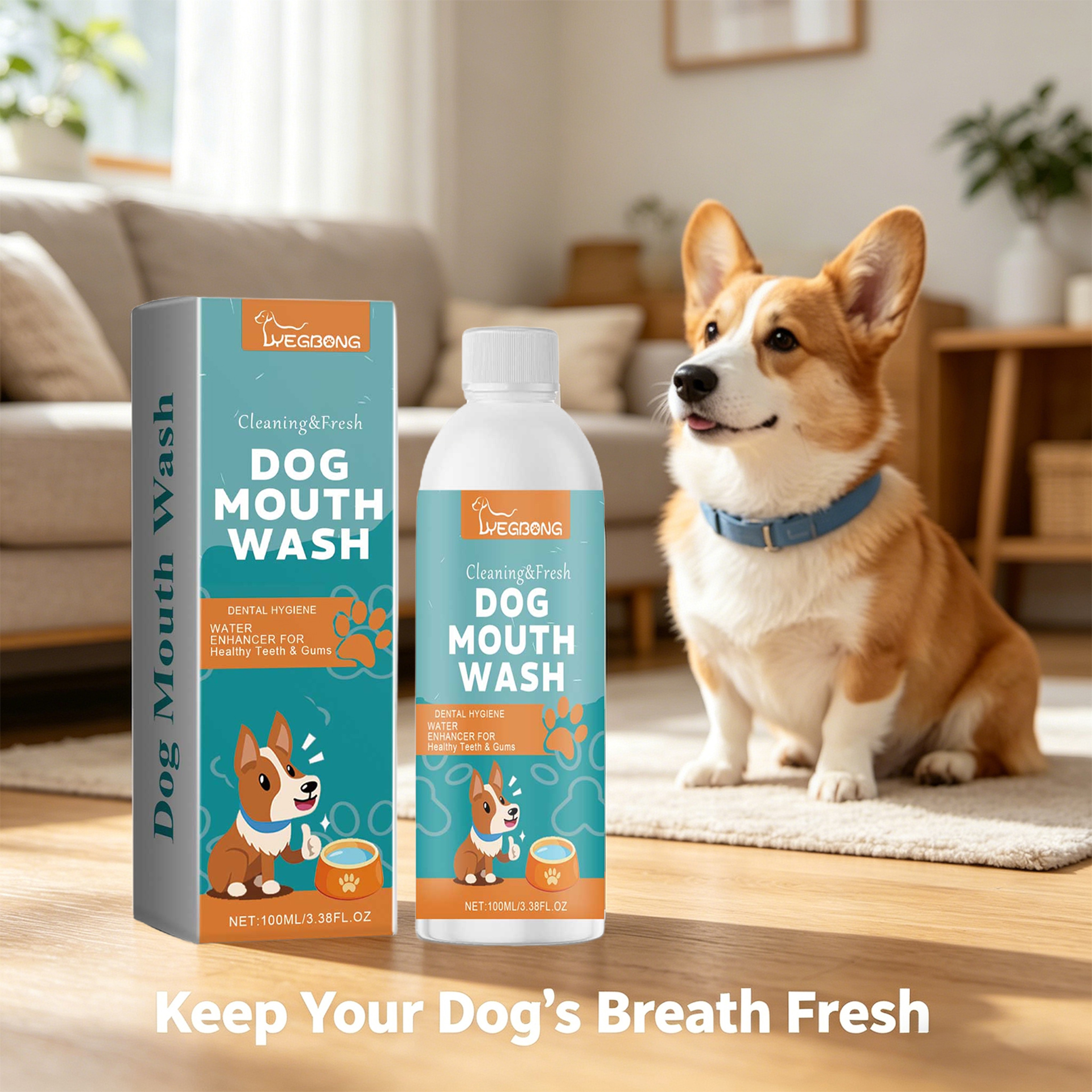 Dog Teeth Cleaning Oral Care Mouthwash Fresh Breath Tartar Remover Dental Hygiene Solution For Dogs 1