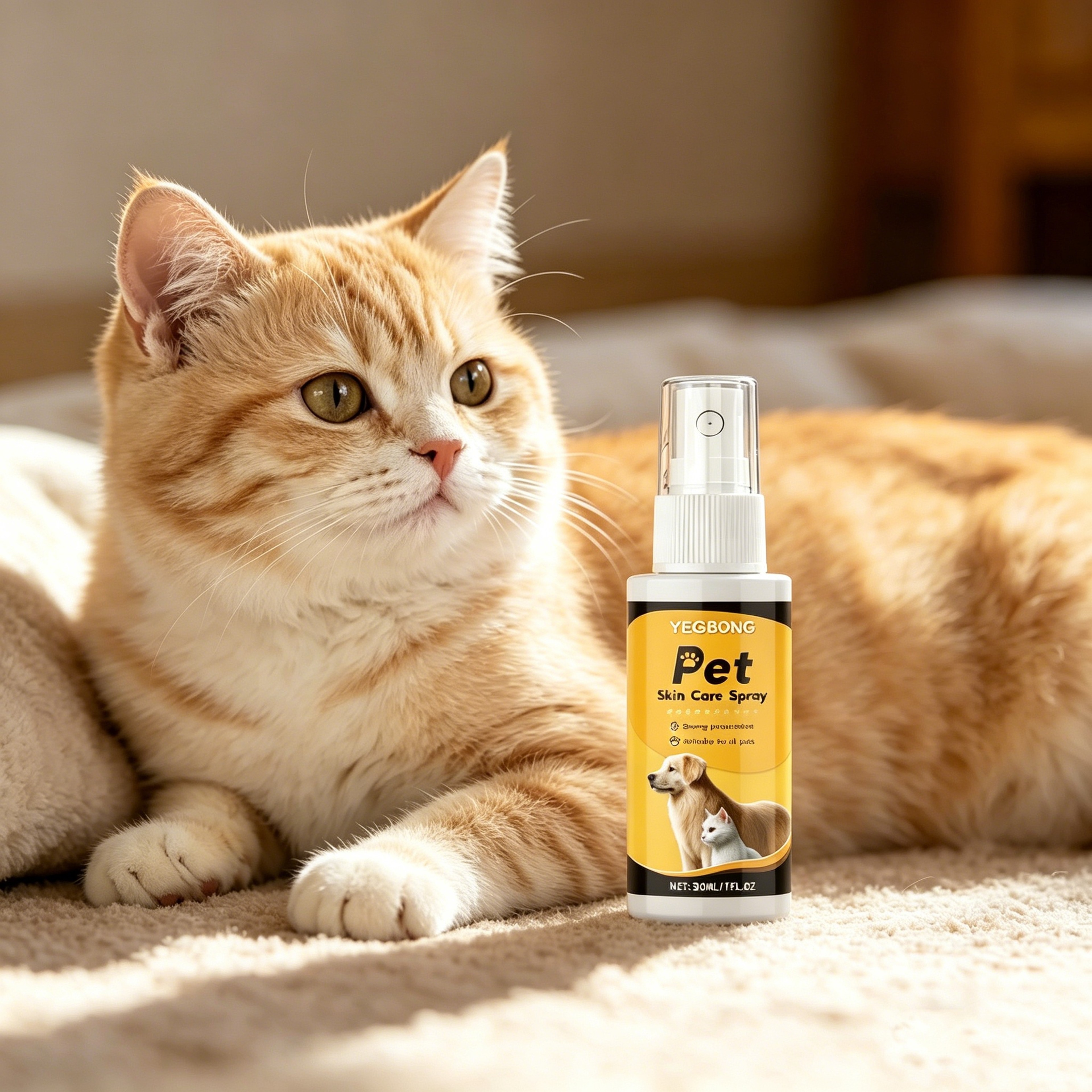 Herbal Pet Skin Care Spray For Dogs  Cats Anti Itch Relief Dry Skin Repair Natural Soothing Treatme 1