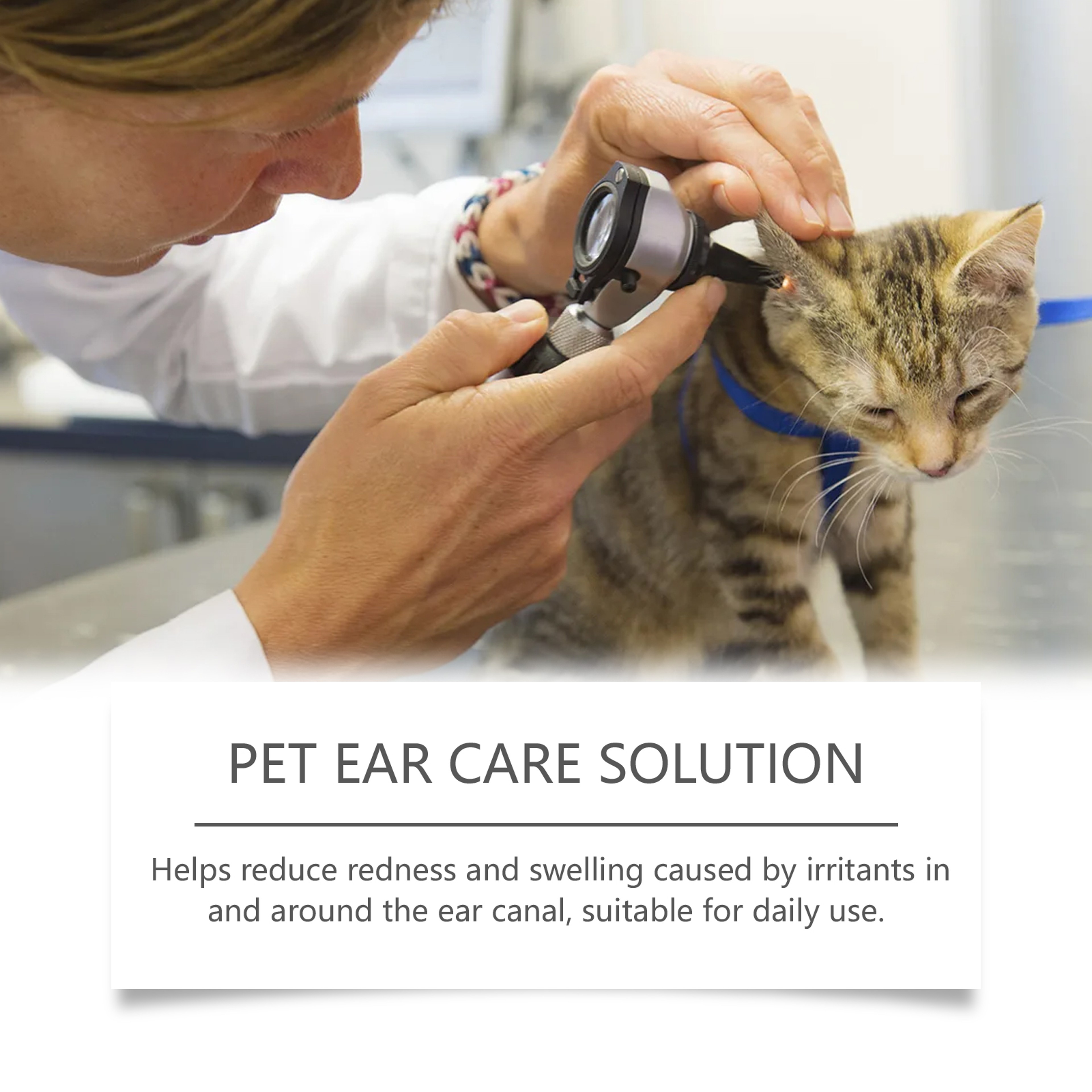Pet Ear Cleaning Drops for Dogs and Cats Ear Wax Removal & Itch Relief Solution – view 4