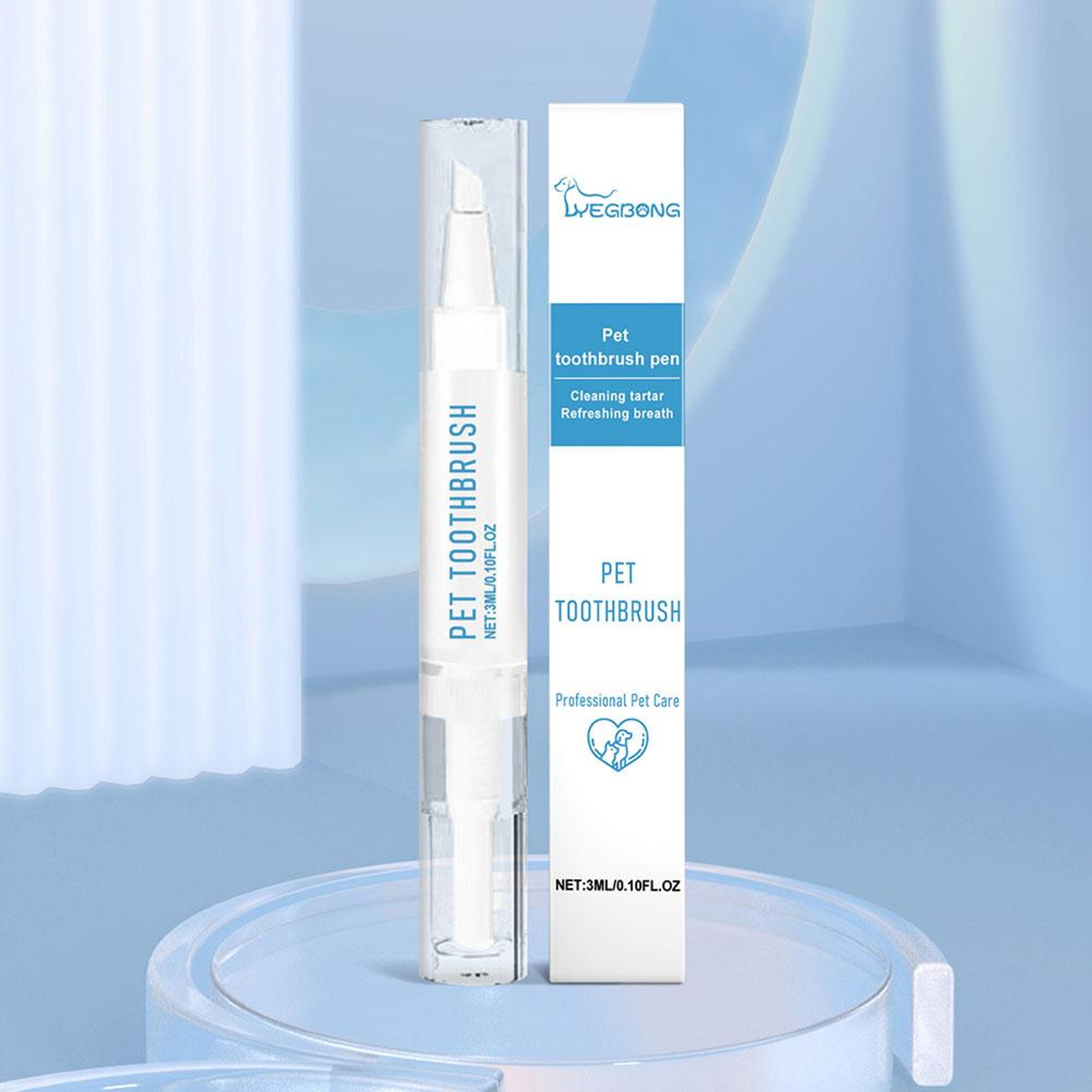 Pet Toothbrush Pen for Cat & Dog Dental Care, Teeth Cleaning & Fresh Breath Solution – view 3