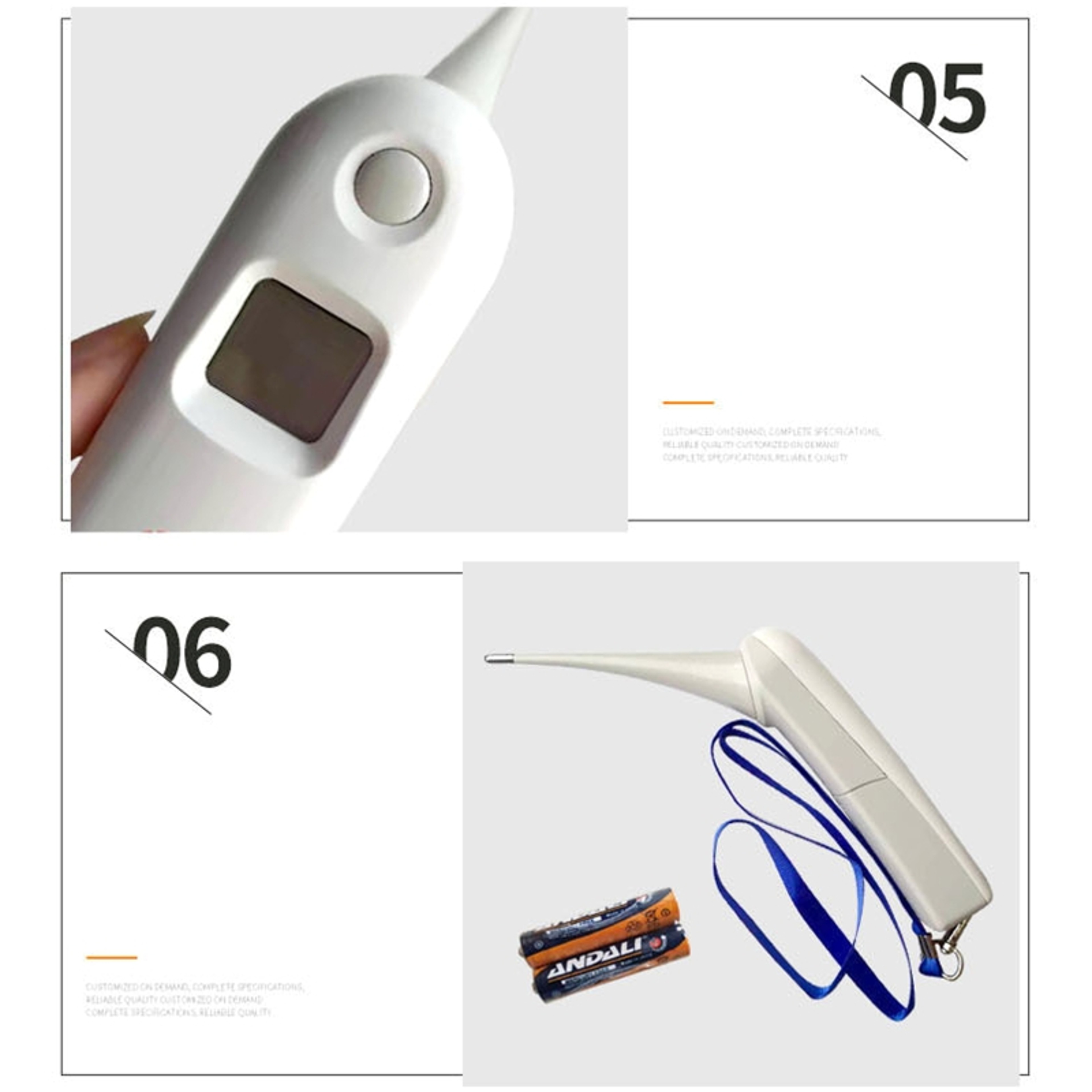 Smart Veterinary Digital Livestock Thermometer for Pets, Cattle, Horses & Farm Animals Fast Accurate Reading – view 3