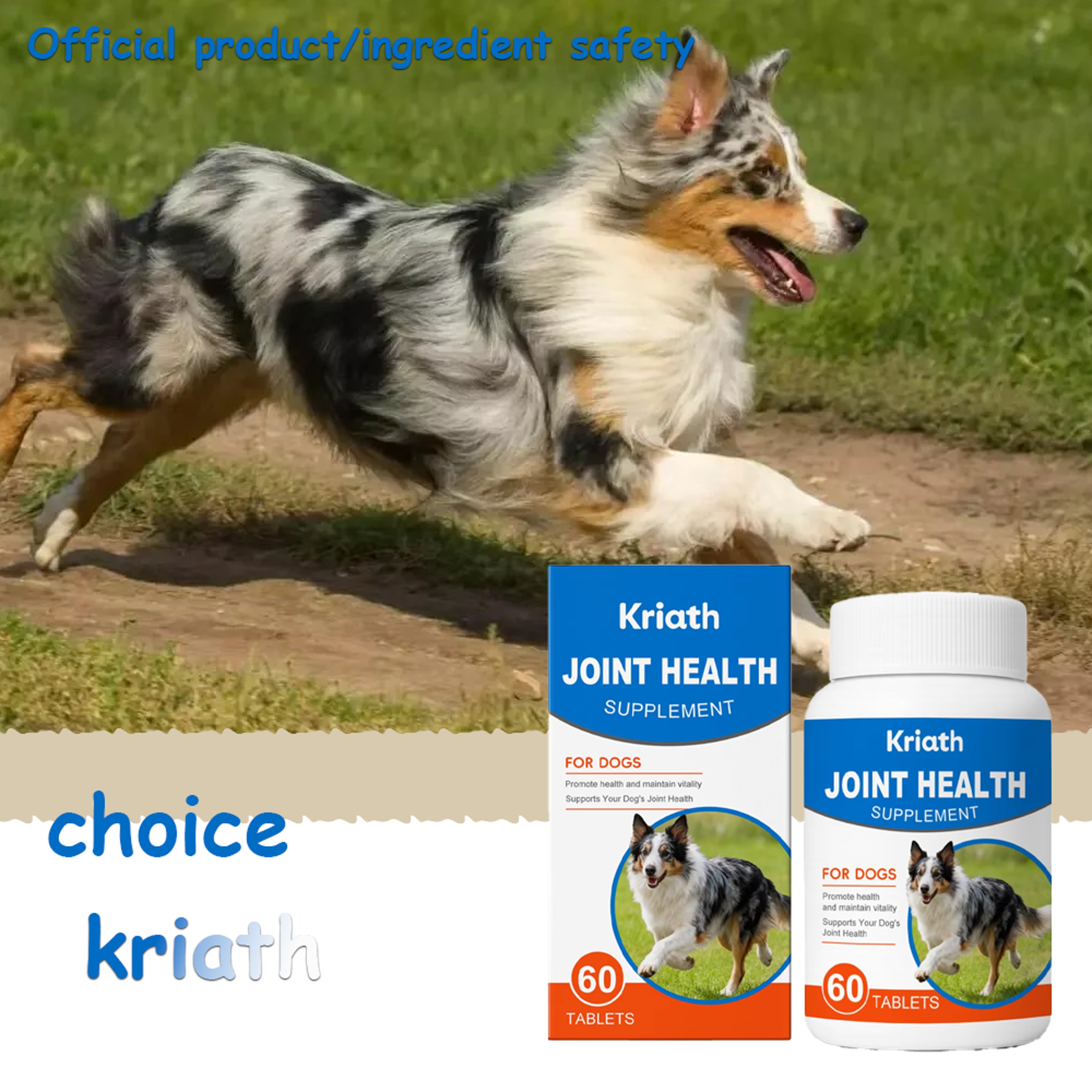 Dog Joint Care Supplement Tablets Hip And Joint Support For Dogs Glucosamine Formula 0