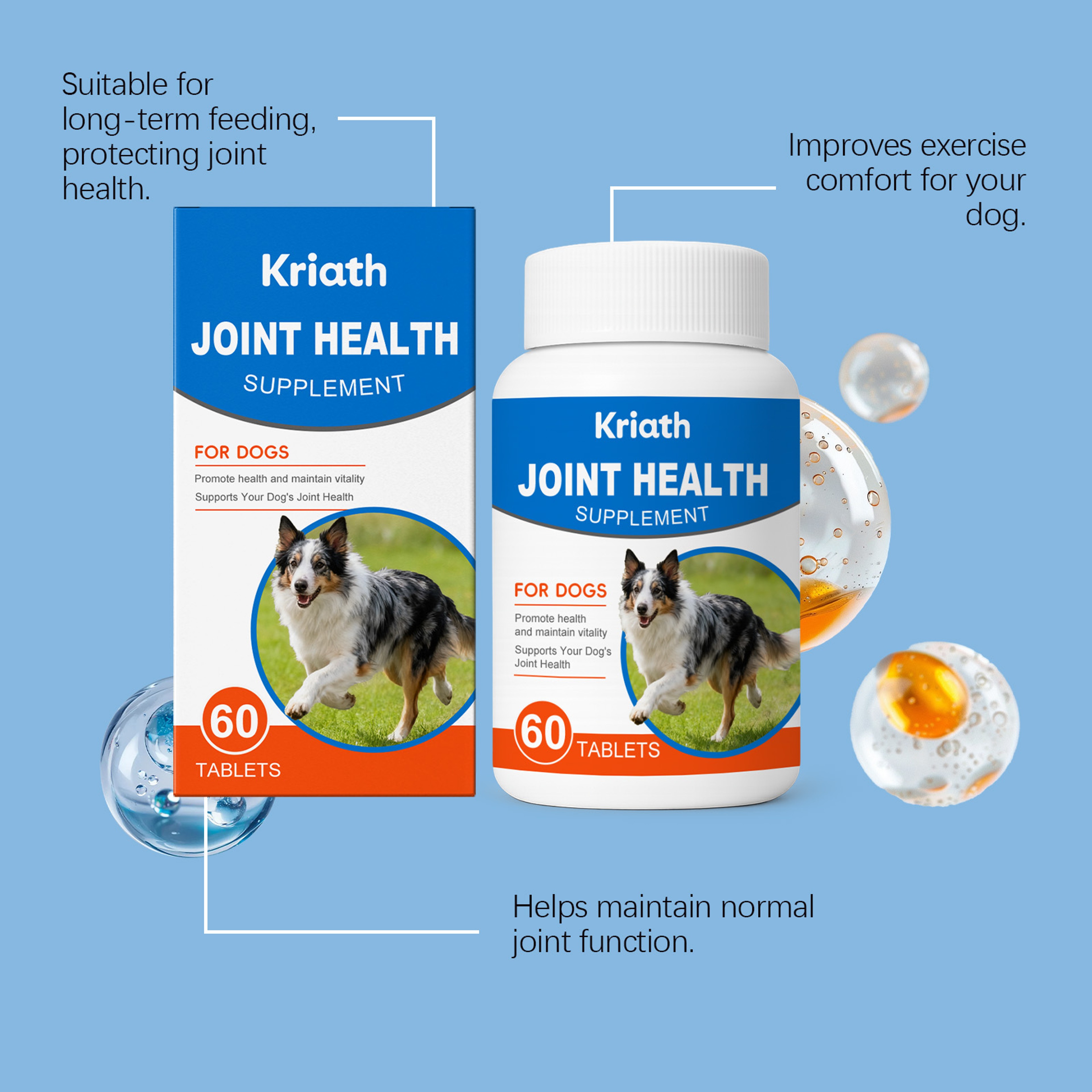 Dog Joint Care Supplement Tablets Hip And Joint Support For Dogs Glucosamine Formula 4