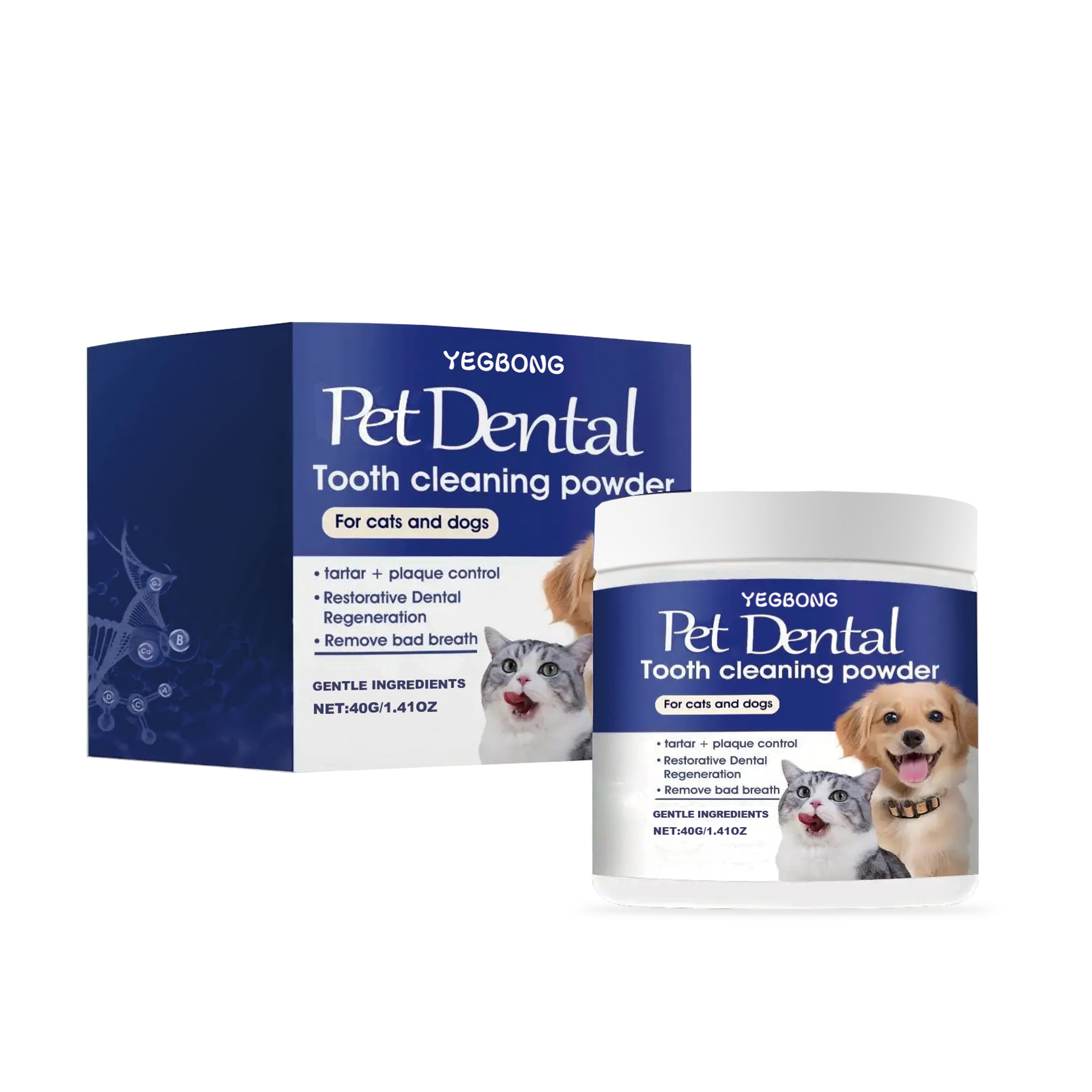 Pet Dental Powder For Dog Teeth Cleaning Tartar Removal  Fresh Breath Care 2