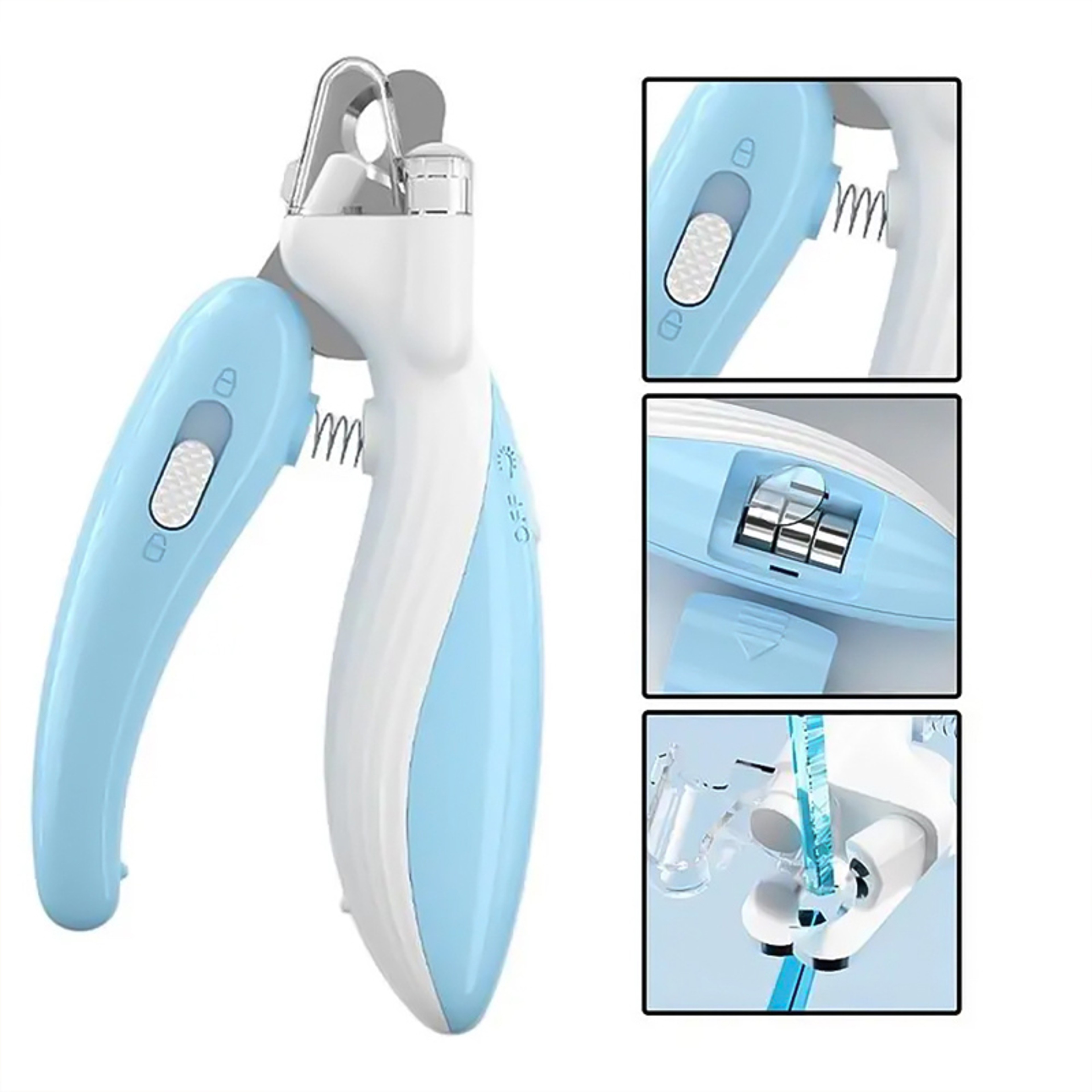 Pet Nail Clippers For Dogs  Cats  Stainless Steel Pet Nail Clippers With Safety Trim Design 4