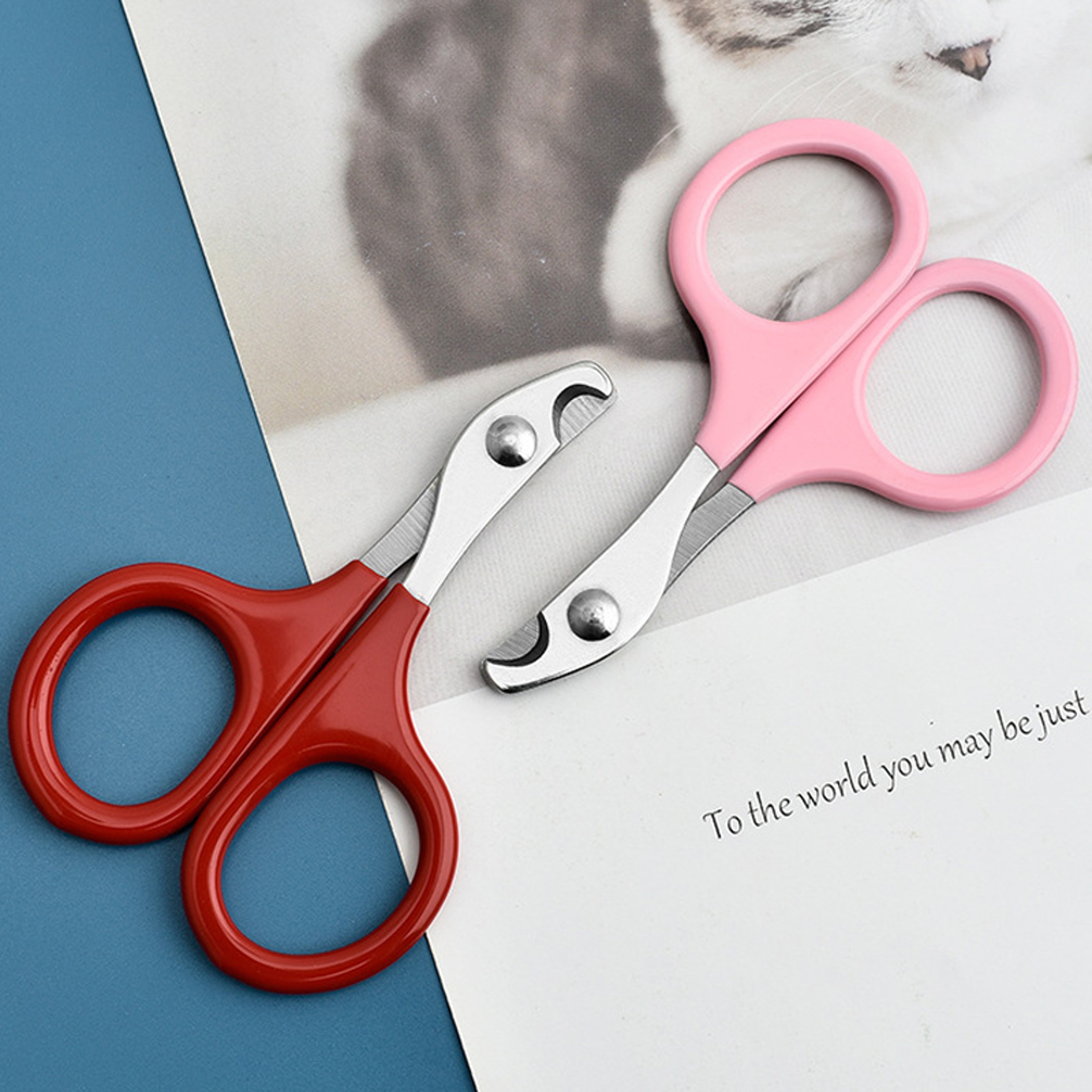 Stainless Steel Cat Nail Clippers  Pet Nail Trimmer For Cats And Small Dogs 2