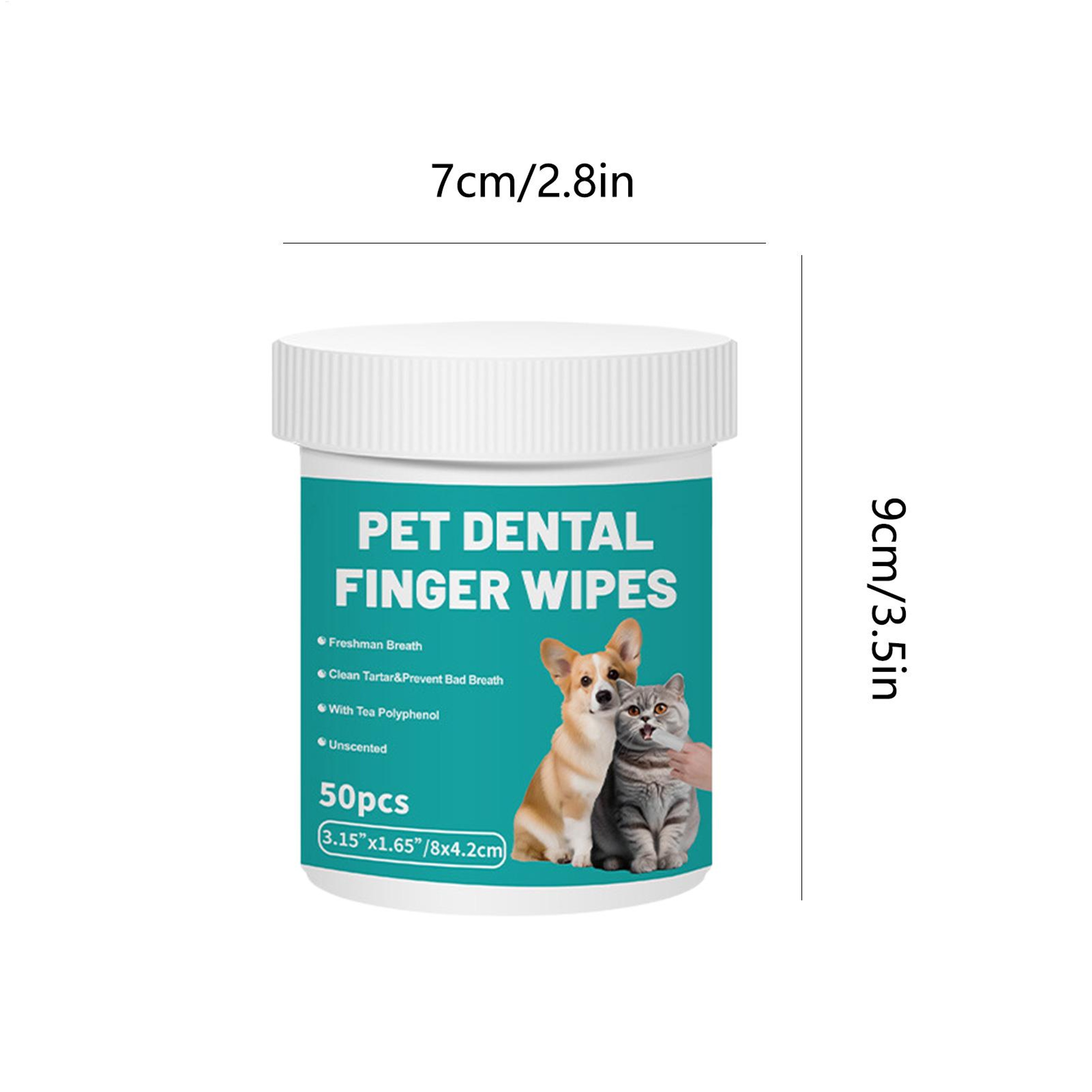 Paw Fresh Dental Finger Wipes for Dogs & Cats Pet Teeth Cleaning & Fresh Breath Care – view 6