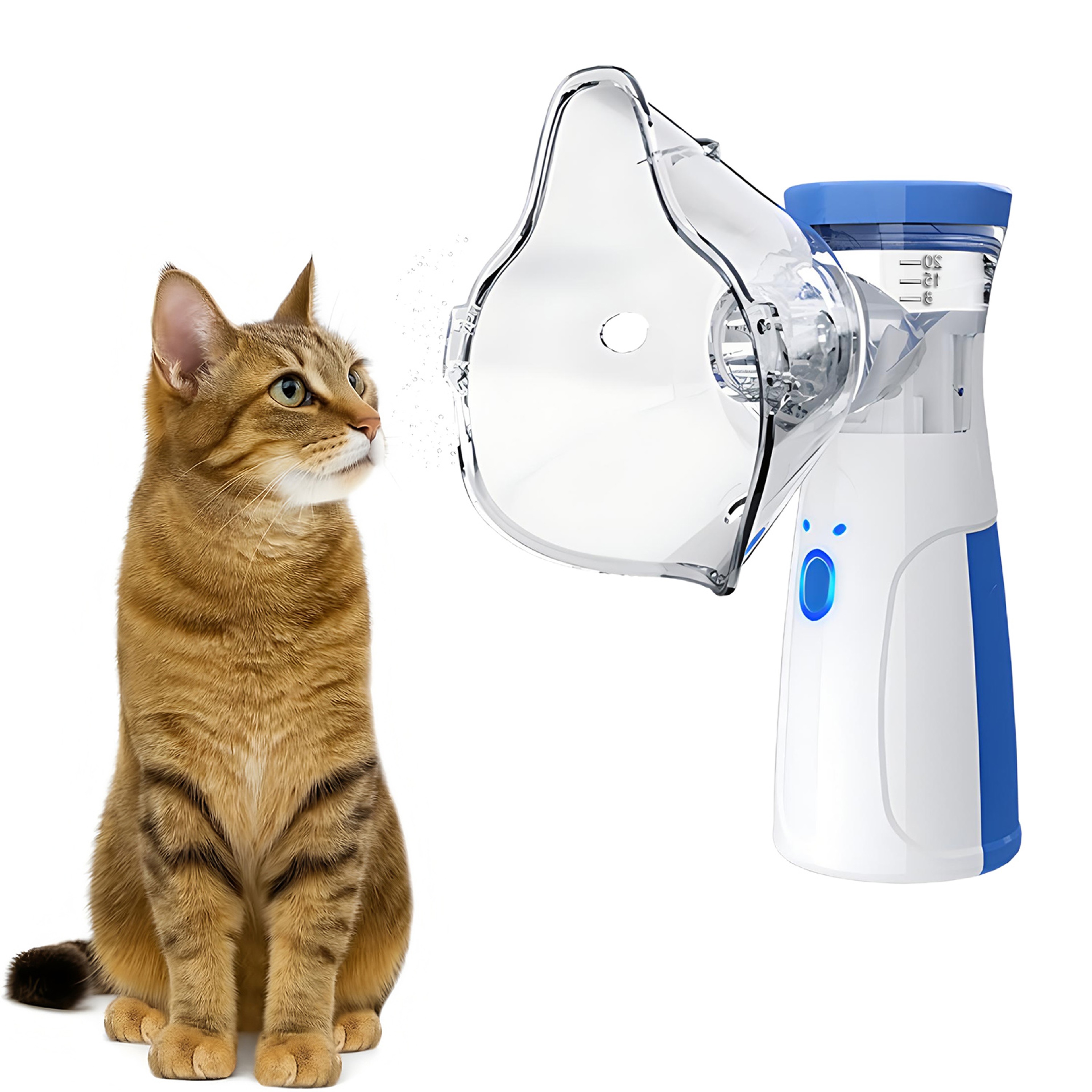 Pet Respiratory Nebulizer Inhaler for Cats and Dogs Easy Home Breathing Support – view 6