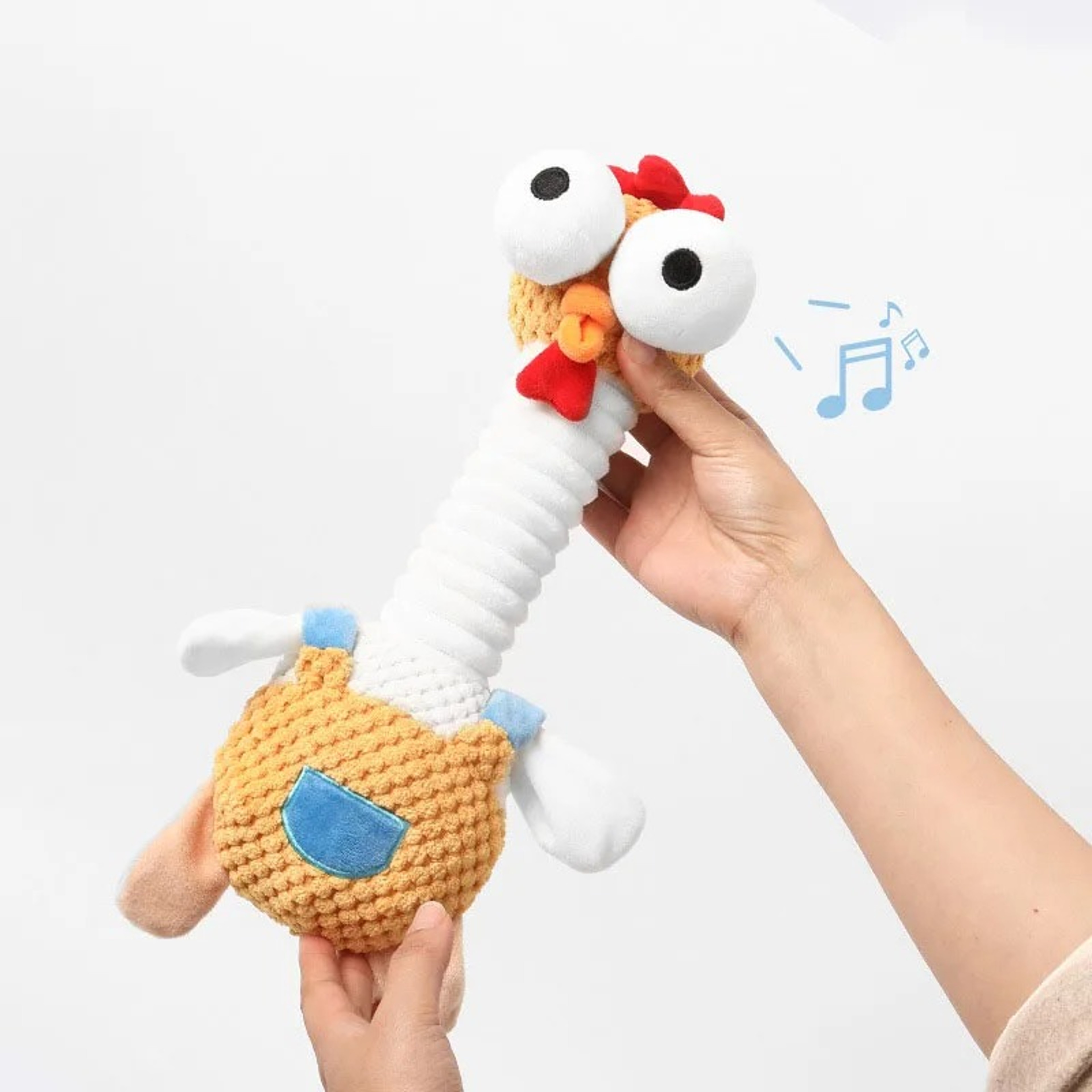Squeaky Chicken Dog Toy For Puppies  Small Dogs Bite Resistant Interactive Chew Toy 3